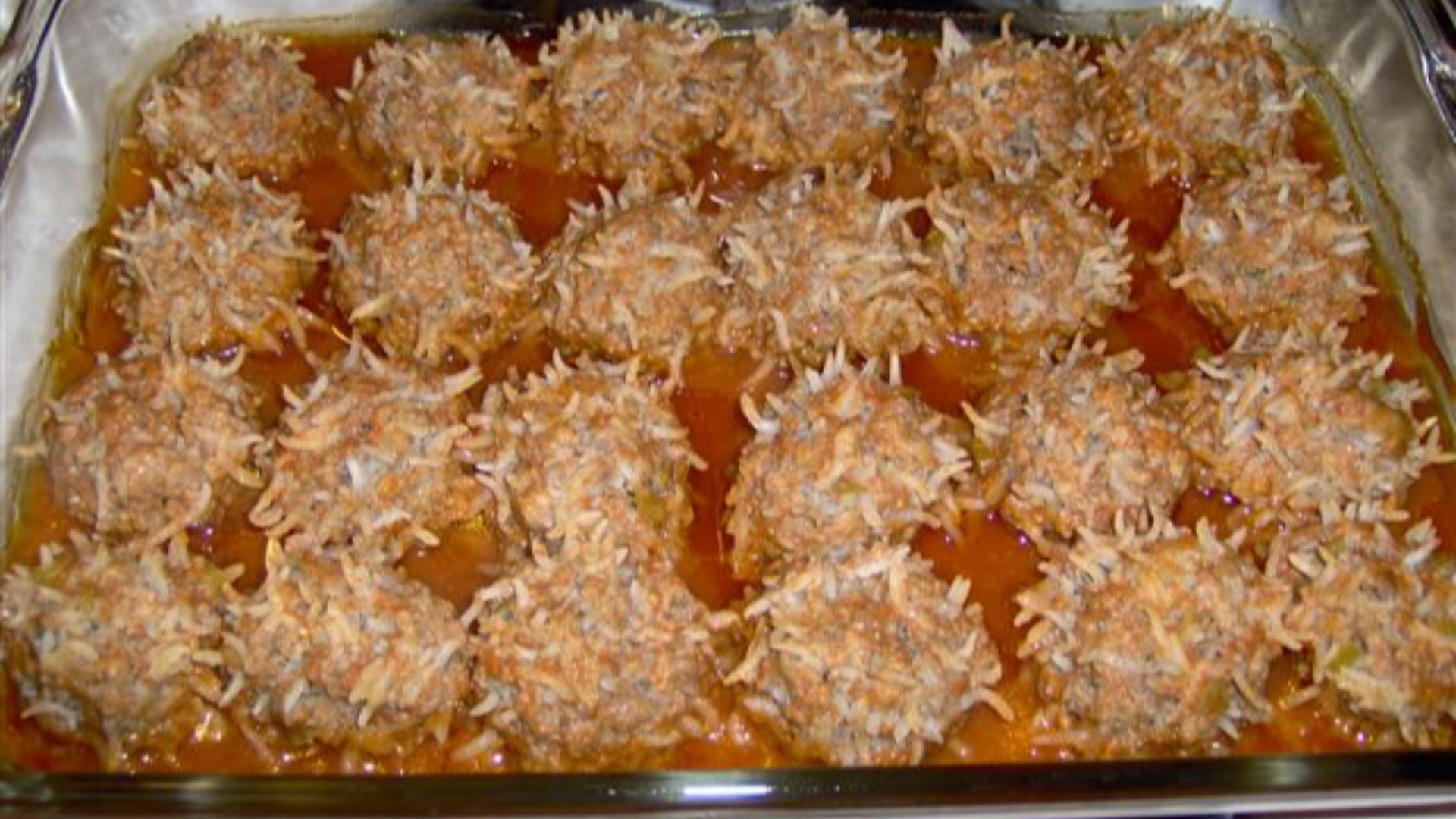 2. Boulettes de porc-épic à la sauce tomate