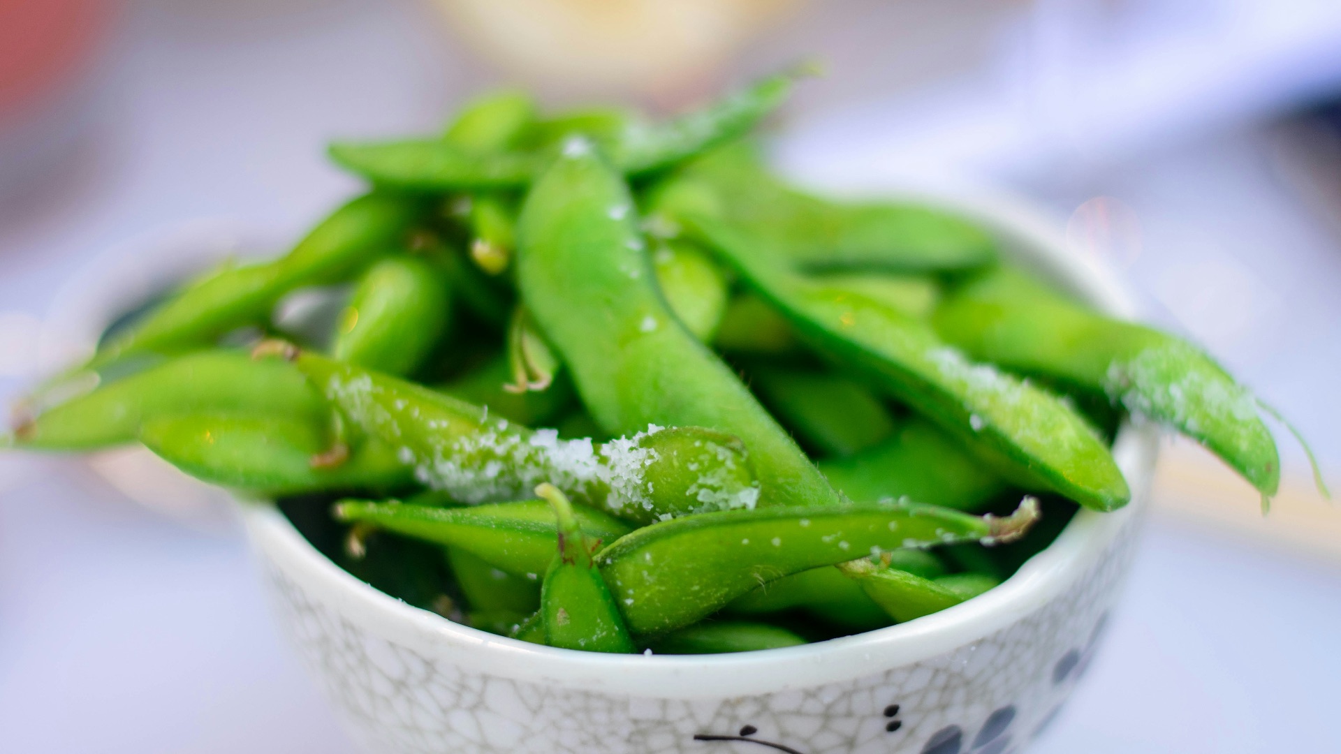 8. Gousses d'edamame