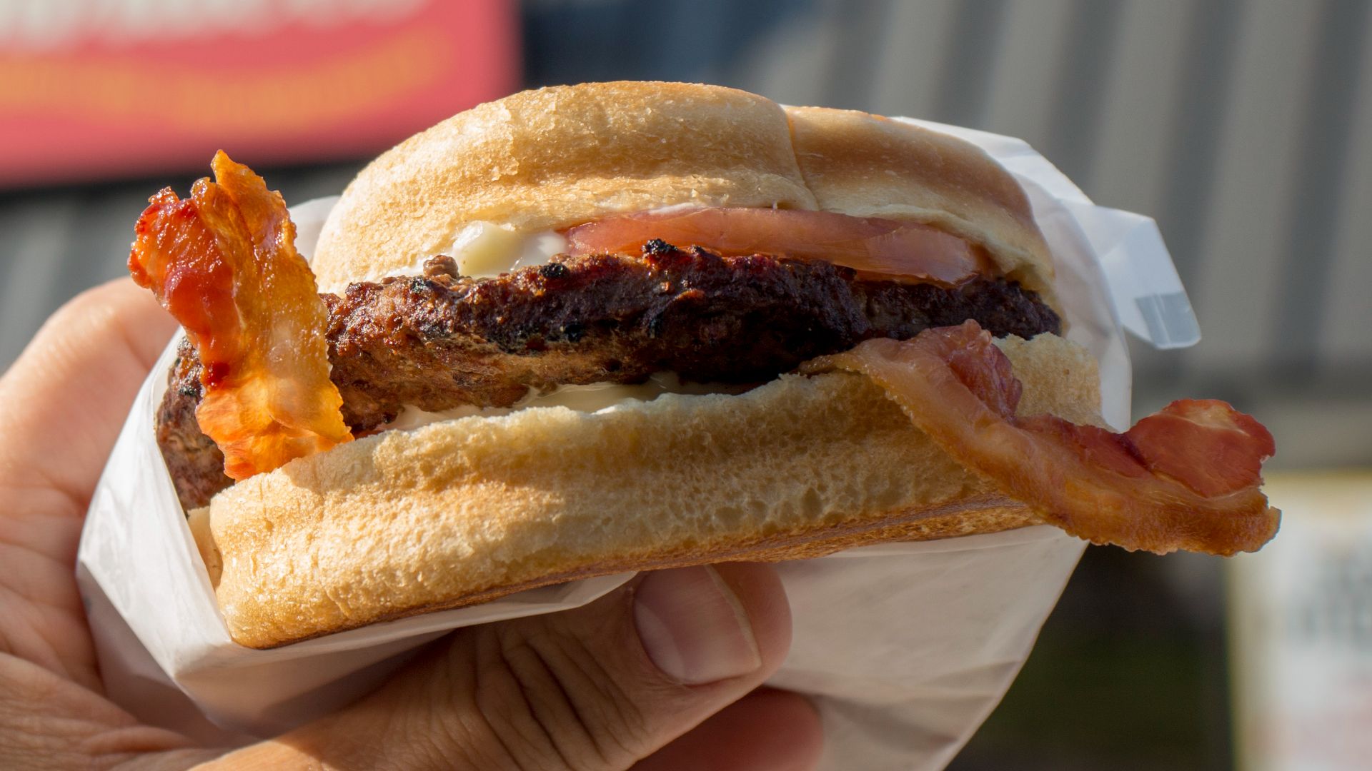 2. Burger Angus au fromage et au bacon