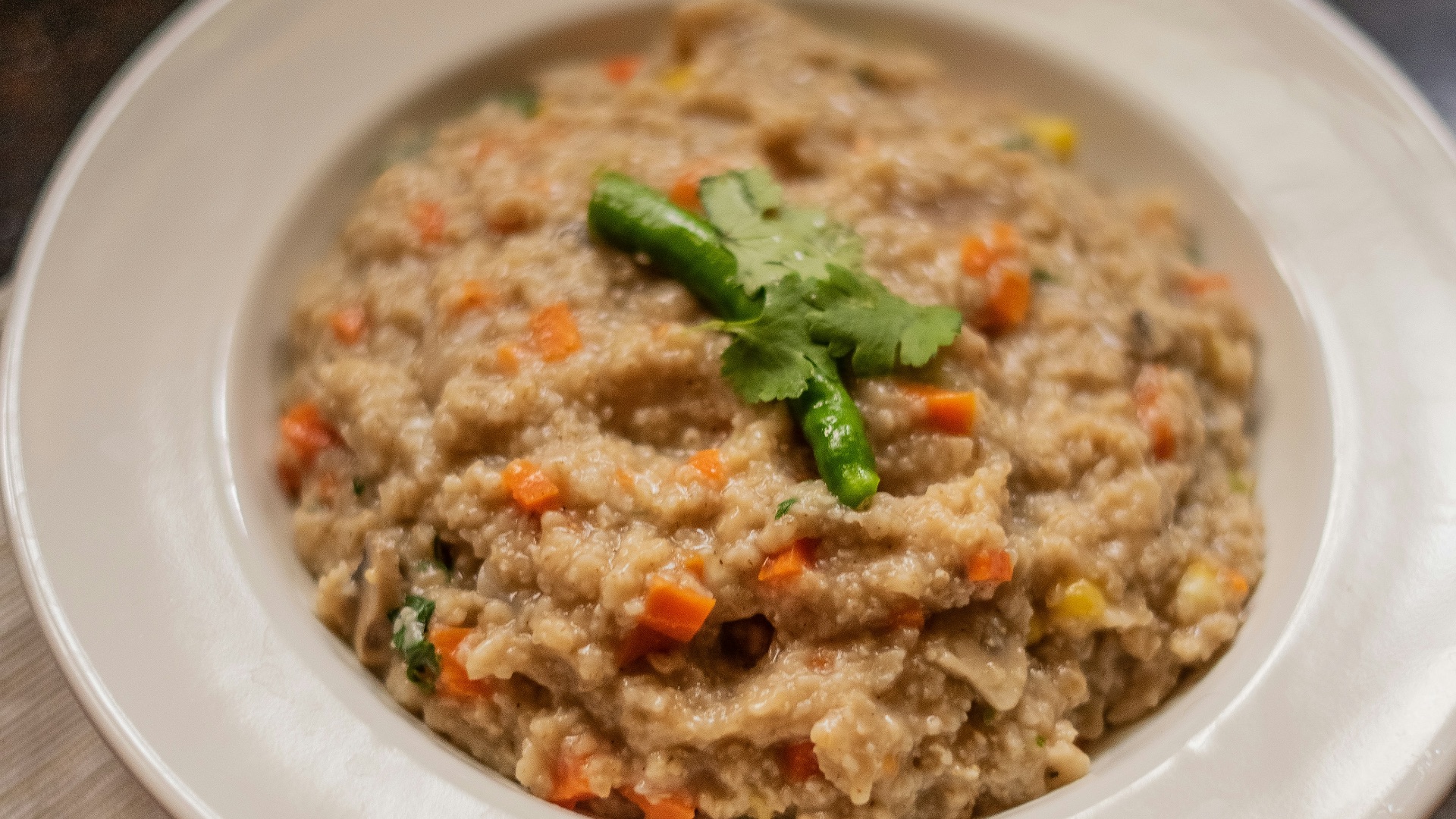 3. Porridge salé