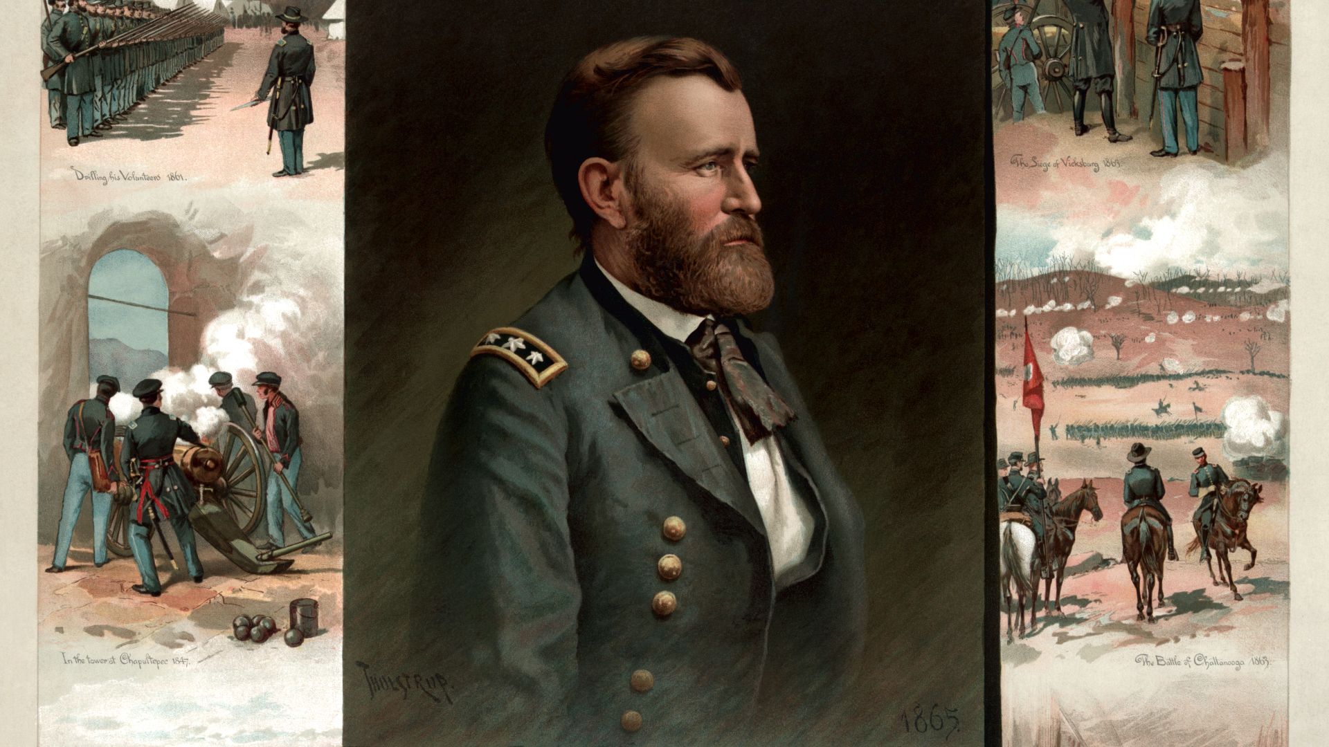 6. Ulysses S. Grant écoutait Julia Grant