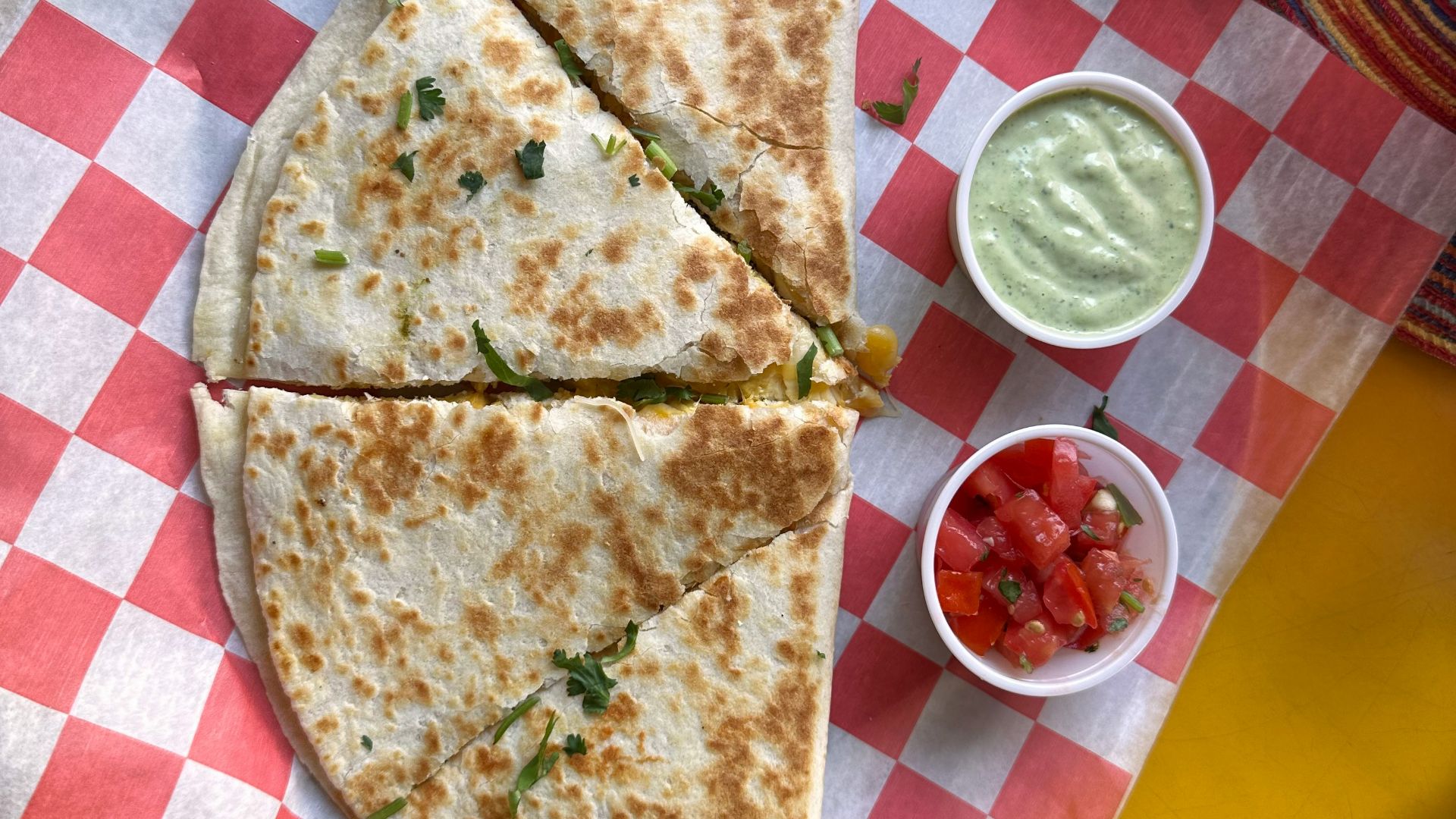 8. Les quesadillas