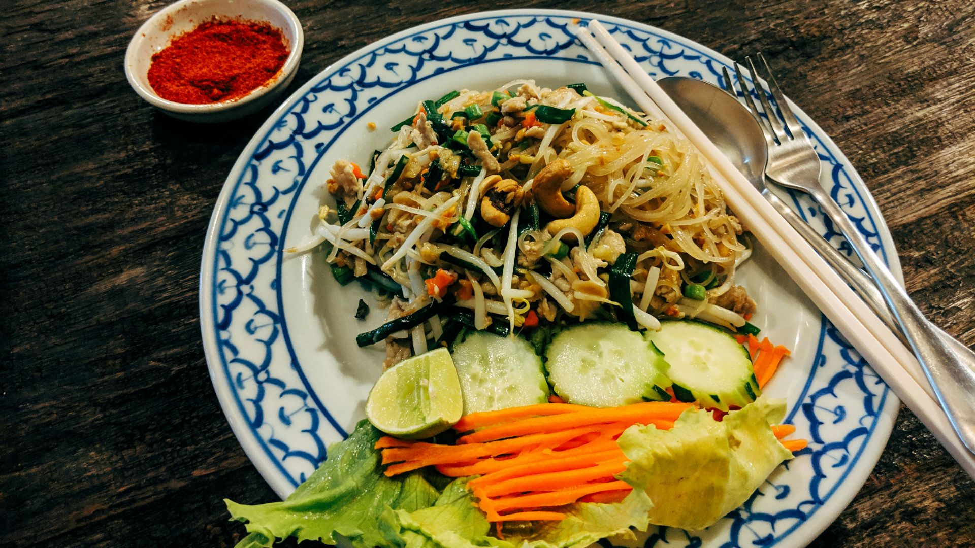 8. Pad thaï aux nouilles de courgettes