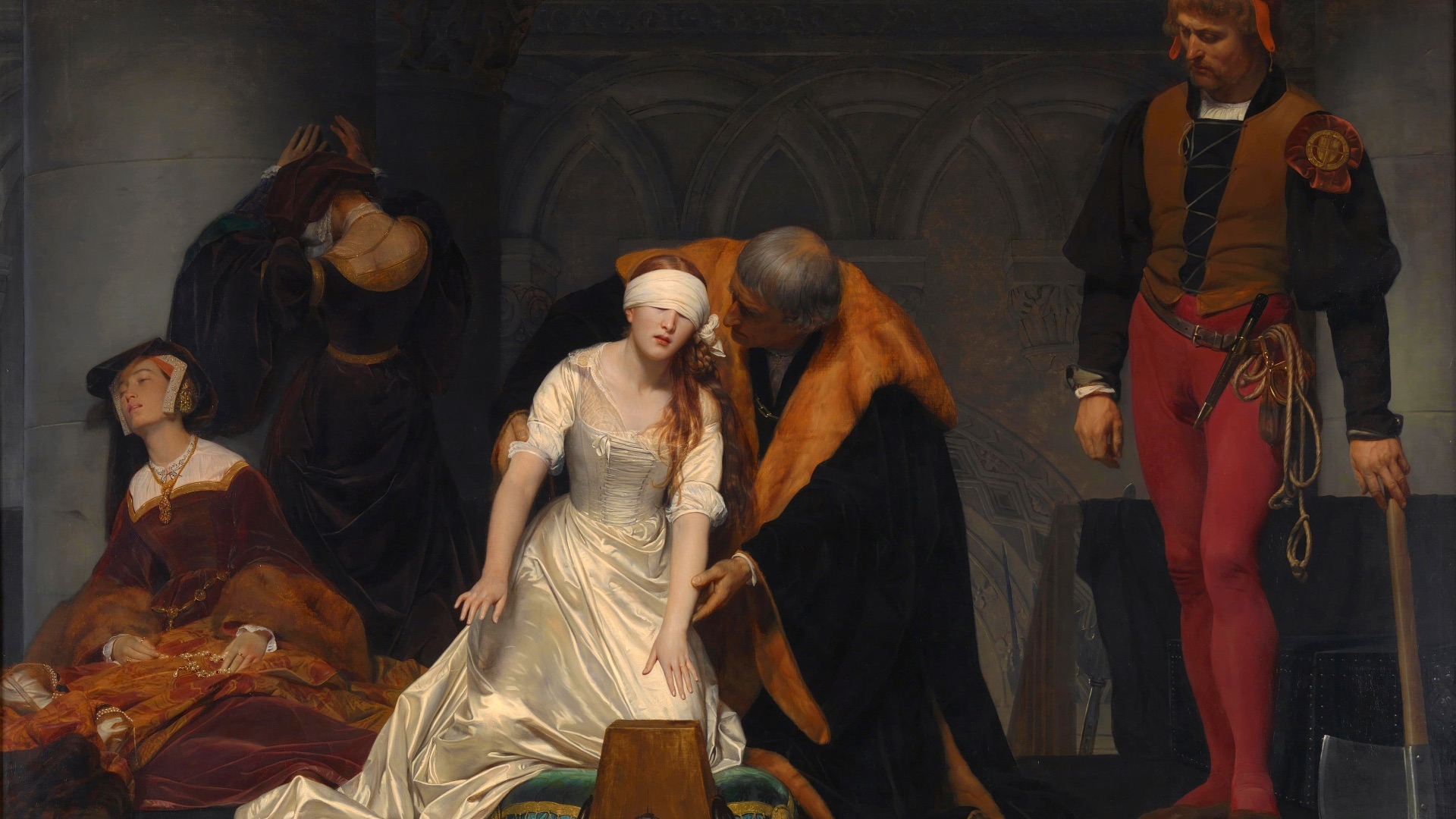 4. L'exécution de Lady Jane Grey, de Paul Delaroche