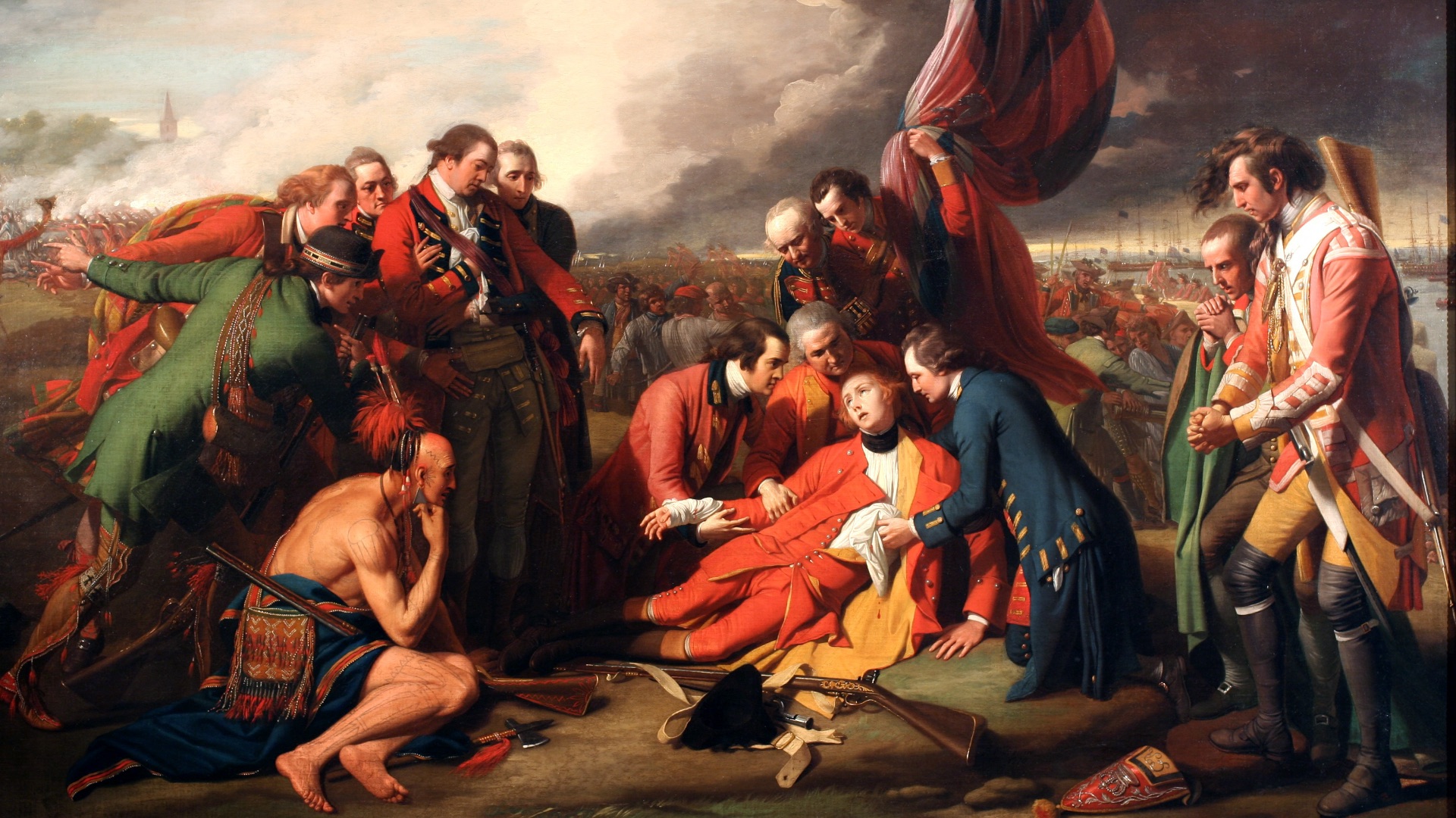 14. « La mort du général Wolfe », de Benjamin West