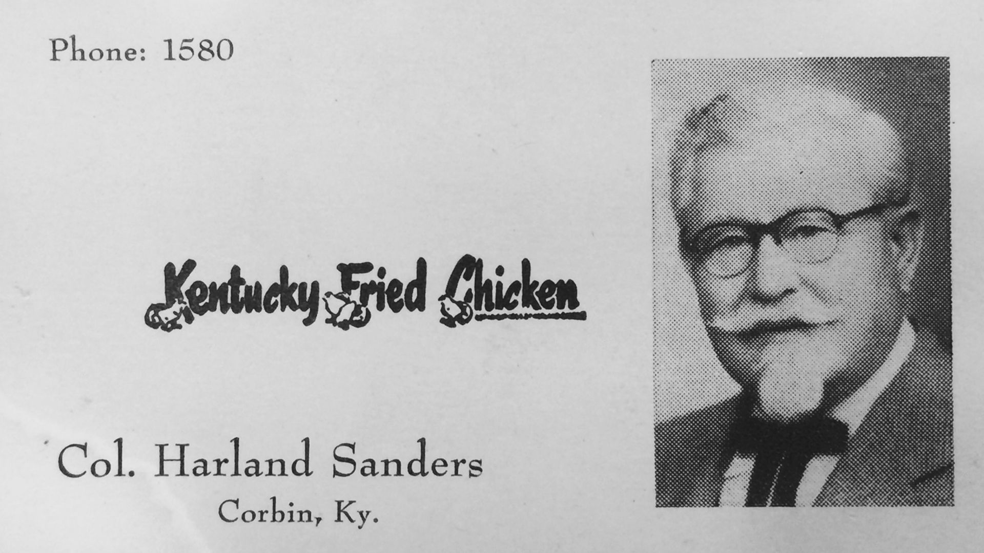 2. Le colonel Sanders semblait s'investir personnellement