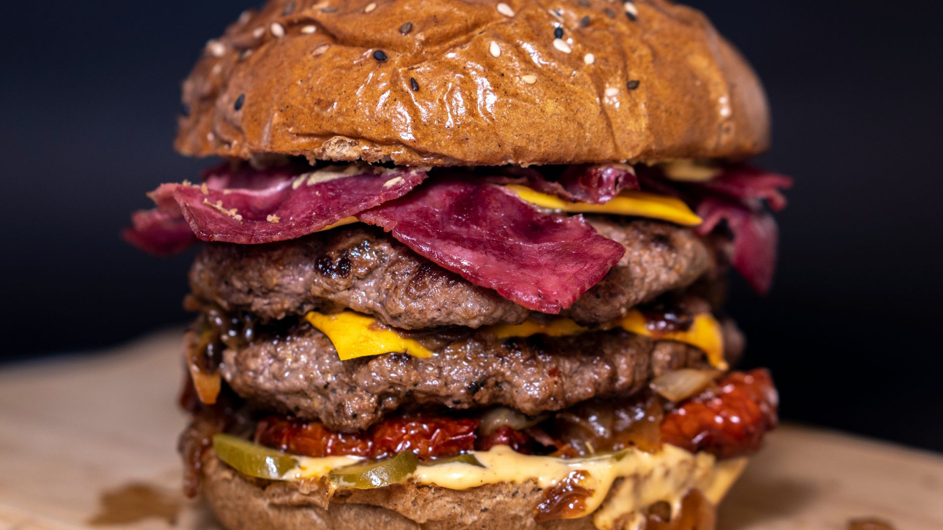 14. Cheeseburgers au double bacon