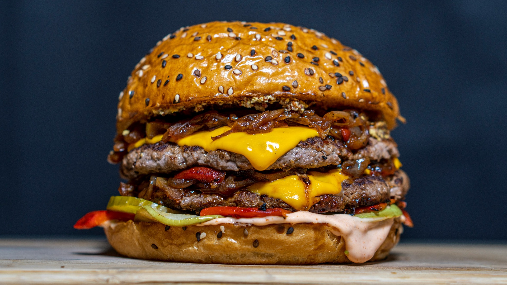 8. Les hamburgers de fast-food