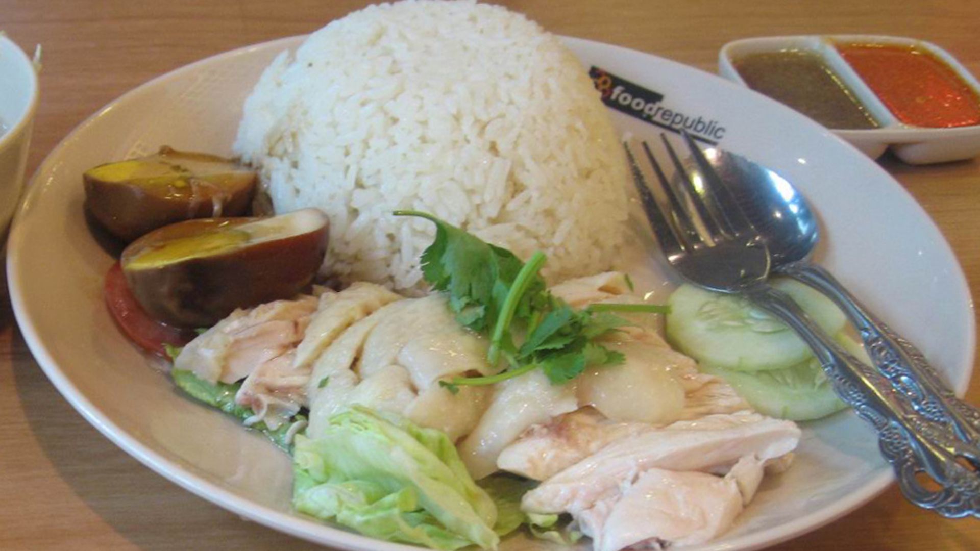 6. Riz au poulet à la mode de Hainan