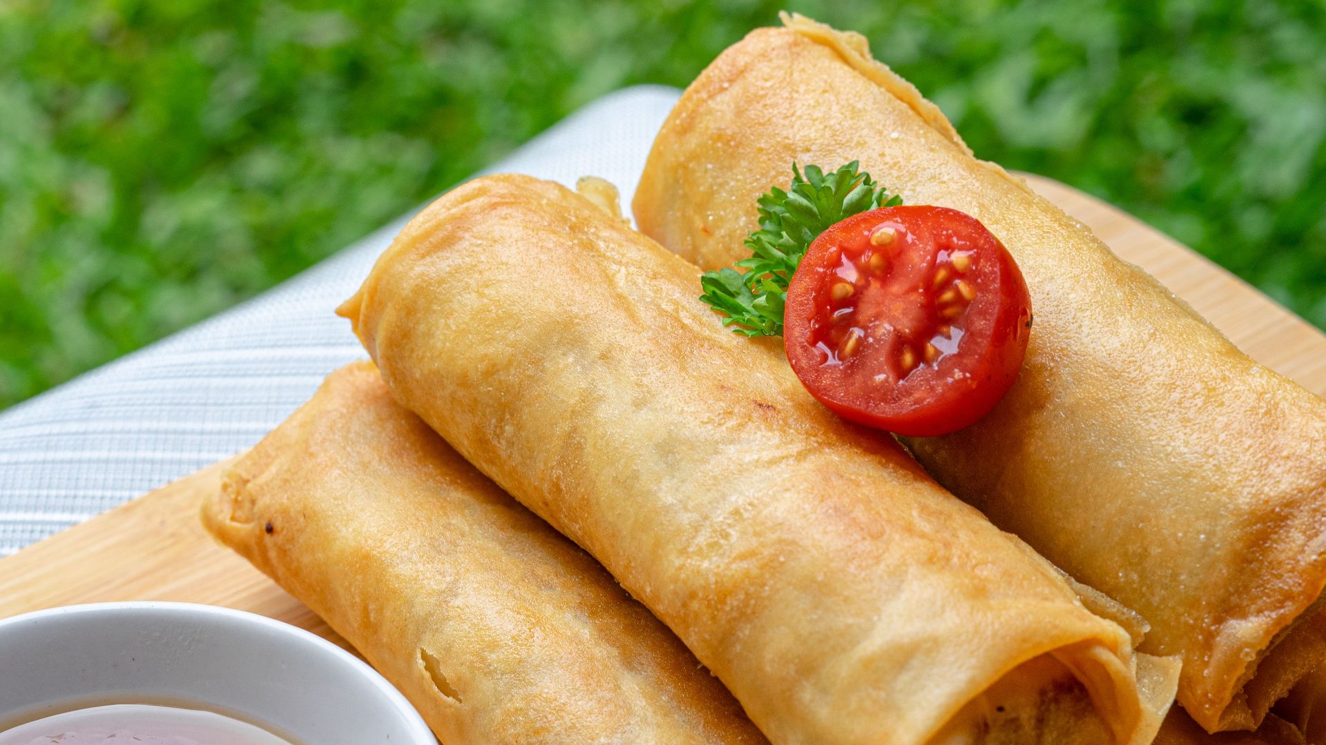 15. Rouleaux de printemps au cheeseburger