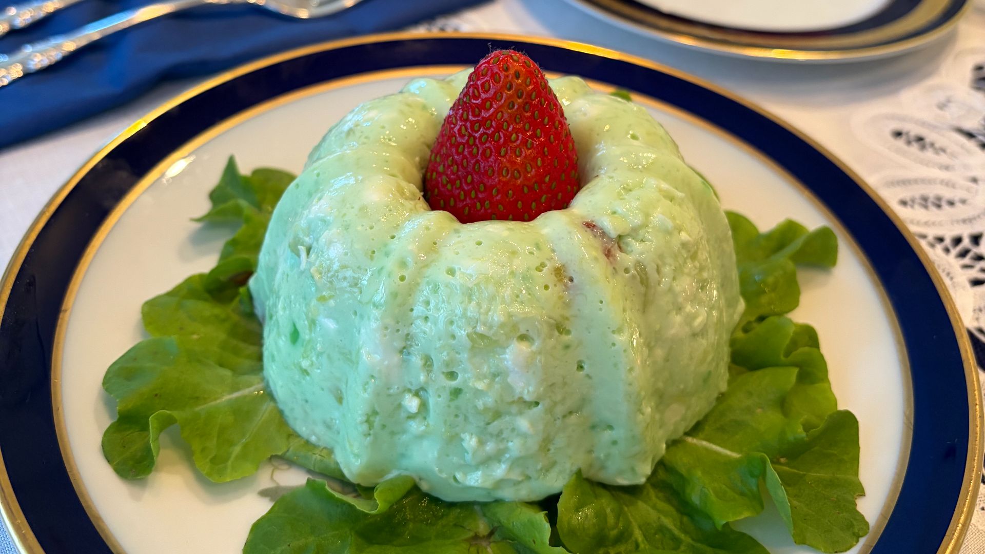 1. Salades à la gélatine au citron vert