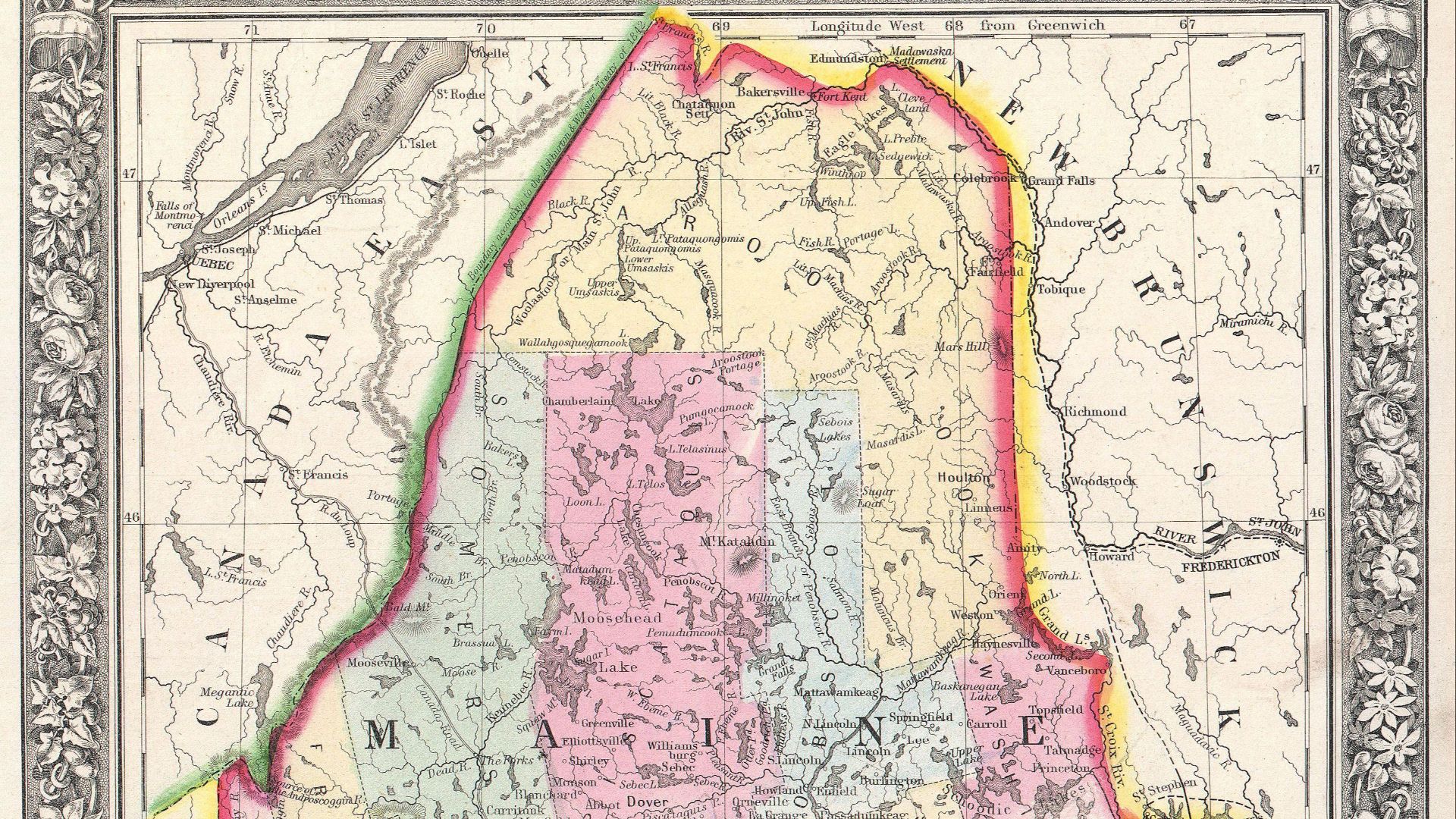 6. La frontière nord du Maine a été compromise