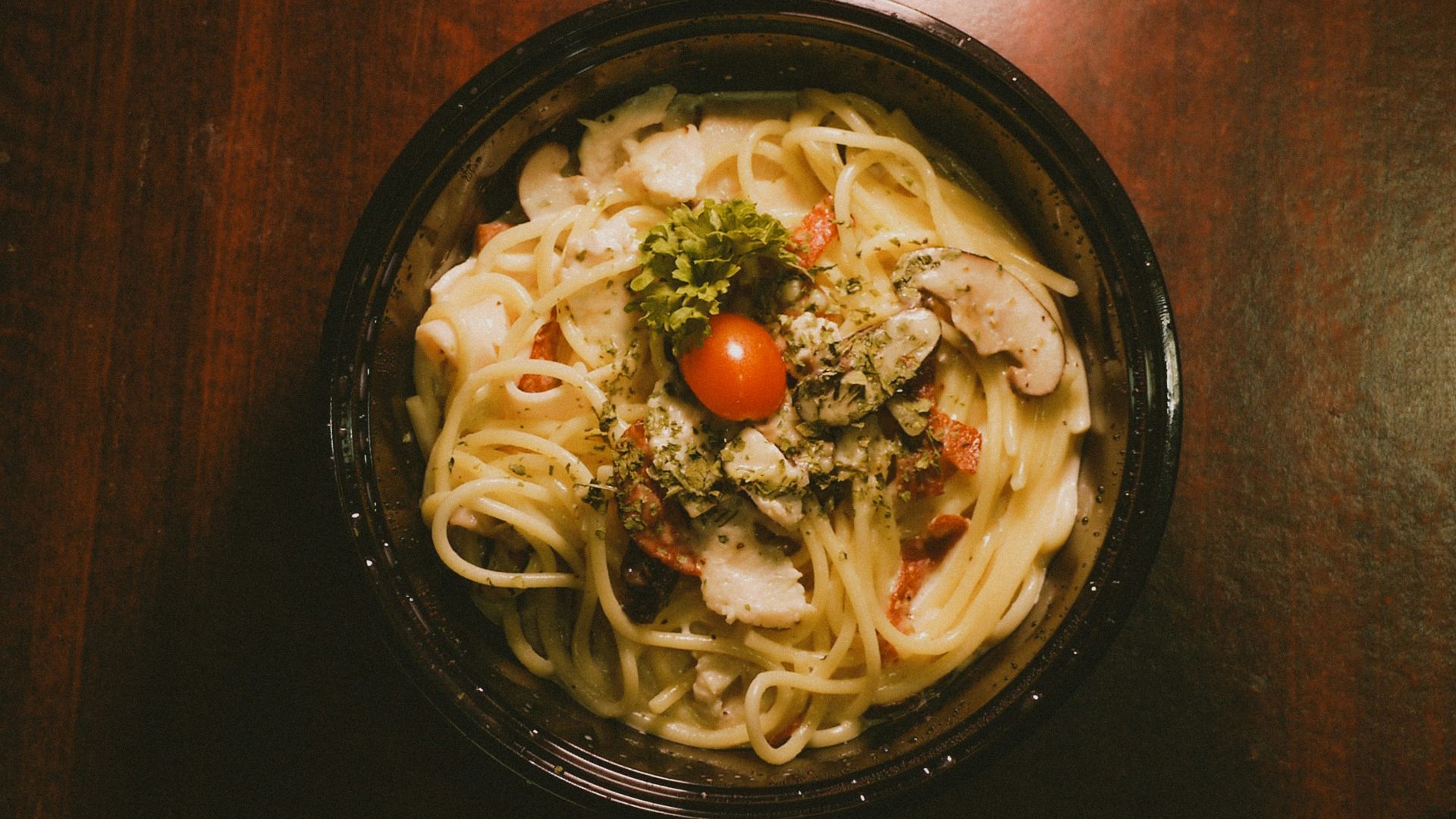 15. Spaghettis au poulet