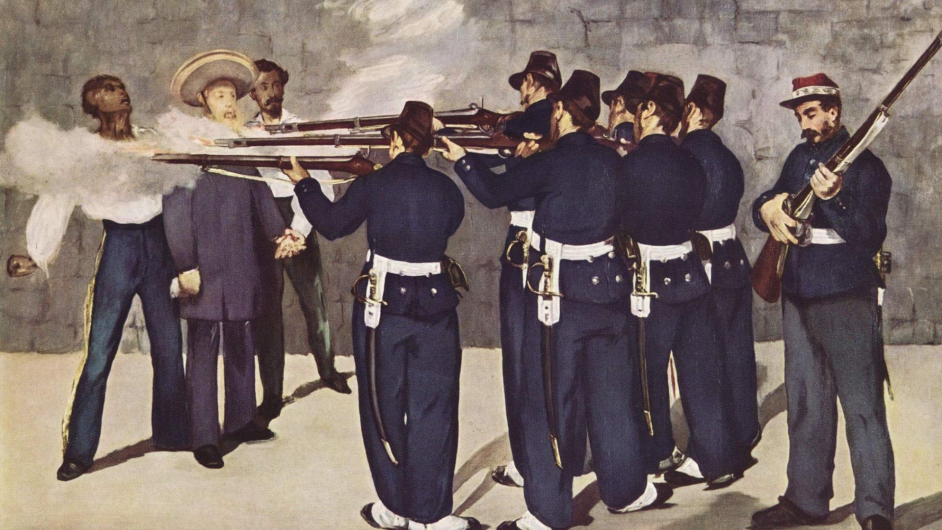 7. L'exécution de l'empereur Maximilien, d'Édouard Manet