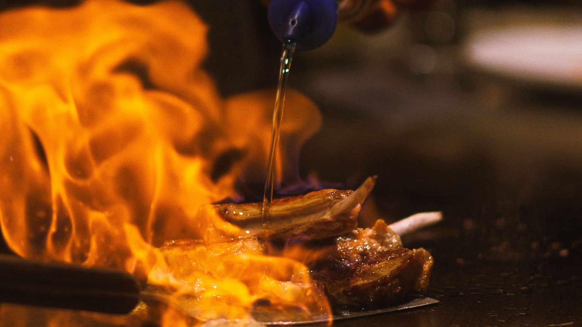 7. Steak au teppanyaki