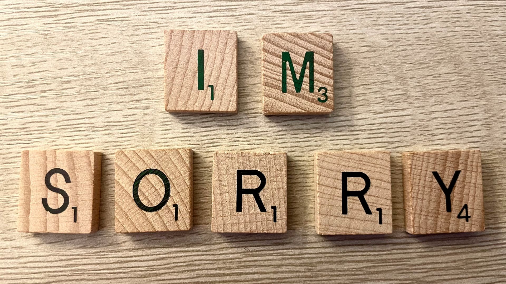 5. Incapacité à s'excuser