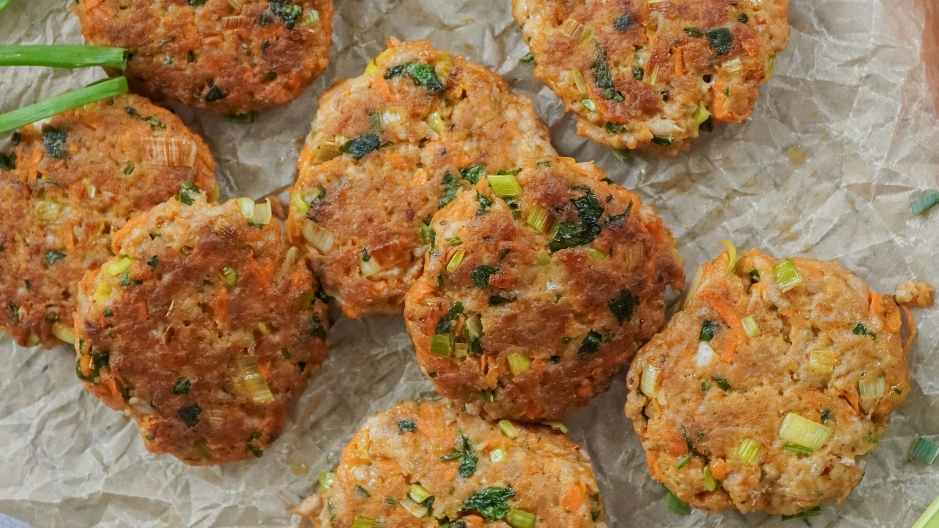4. Galettes de saumon aux petits pois à la crème