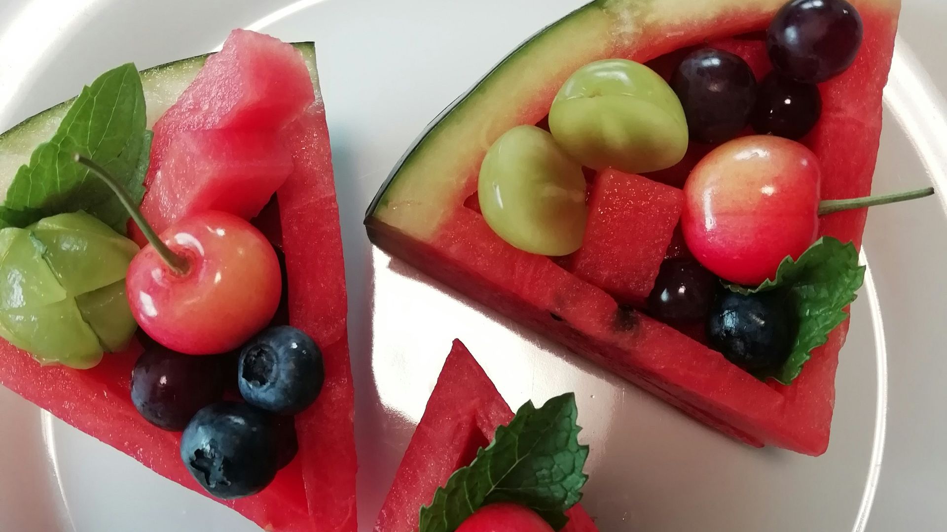 6. Pizza aux pastèques