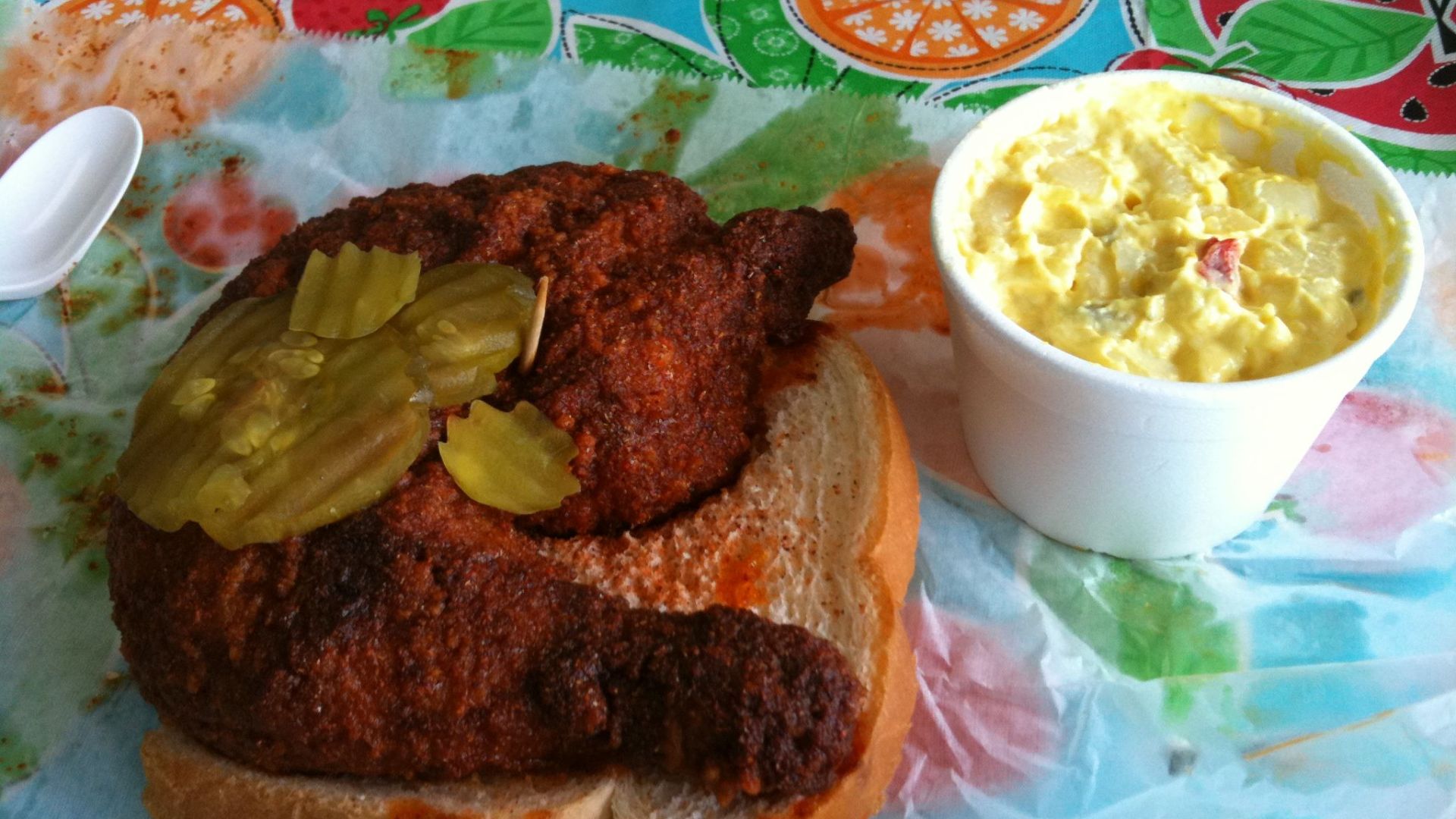 7. Le poulet épicé de Nashville