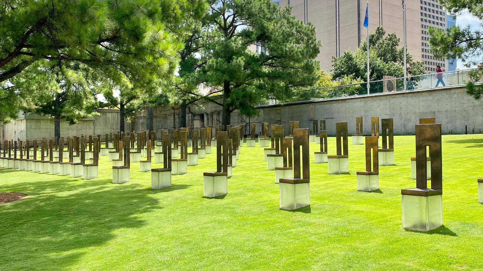 16. Le Mémorial national d'Oklahoma City, dans l'Oklahoma