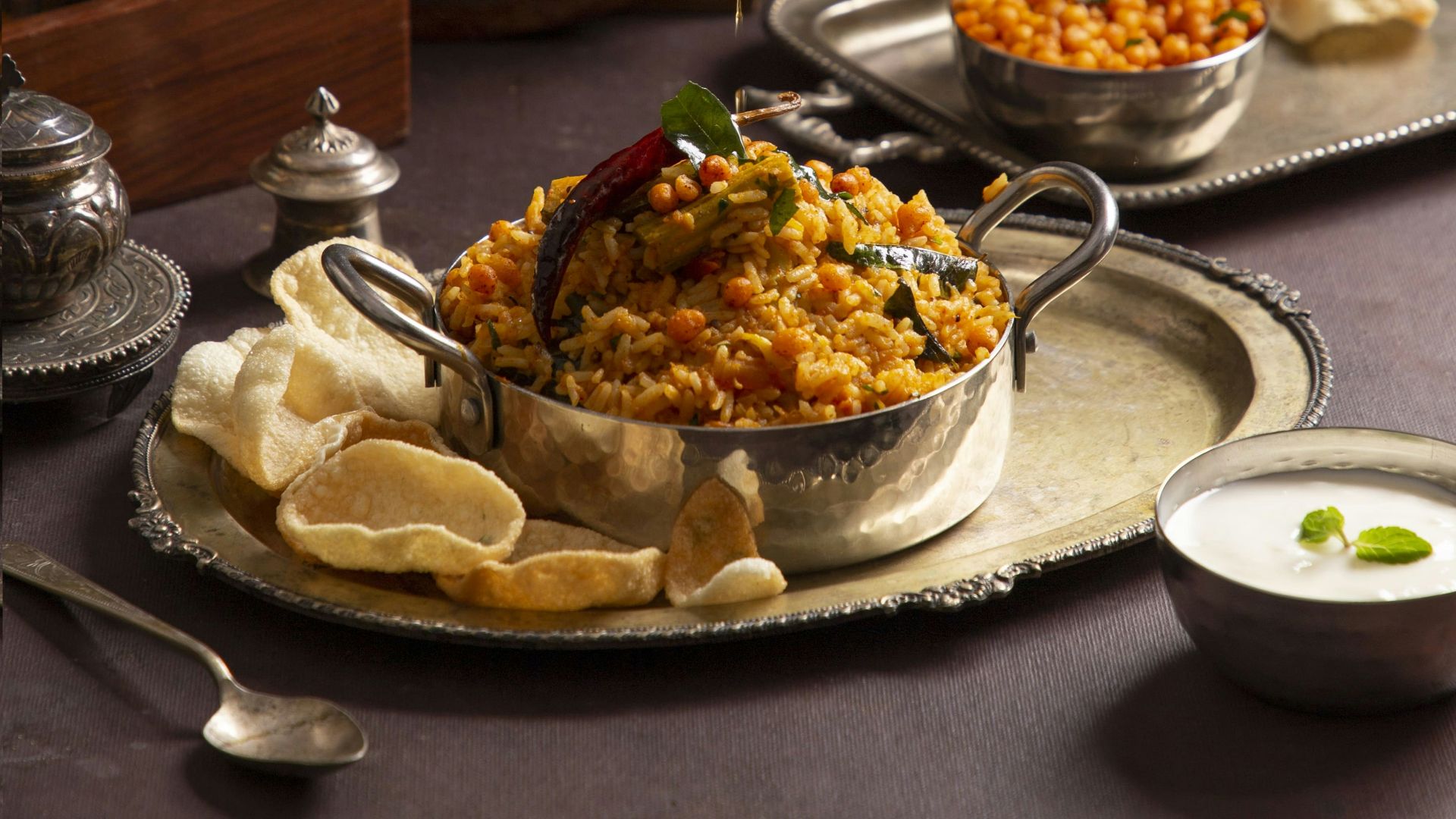 5. Riz aux lentilles et aux légumes marinés à l'indienne