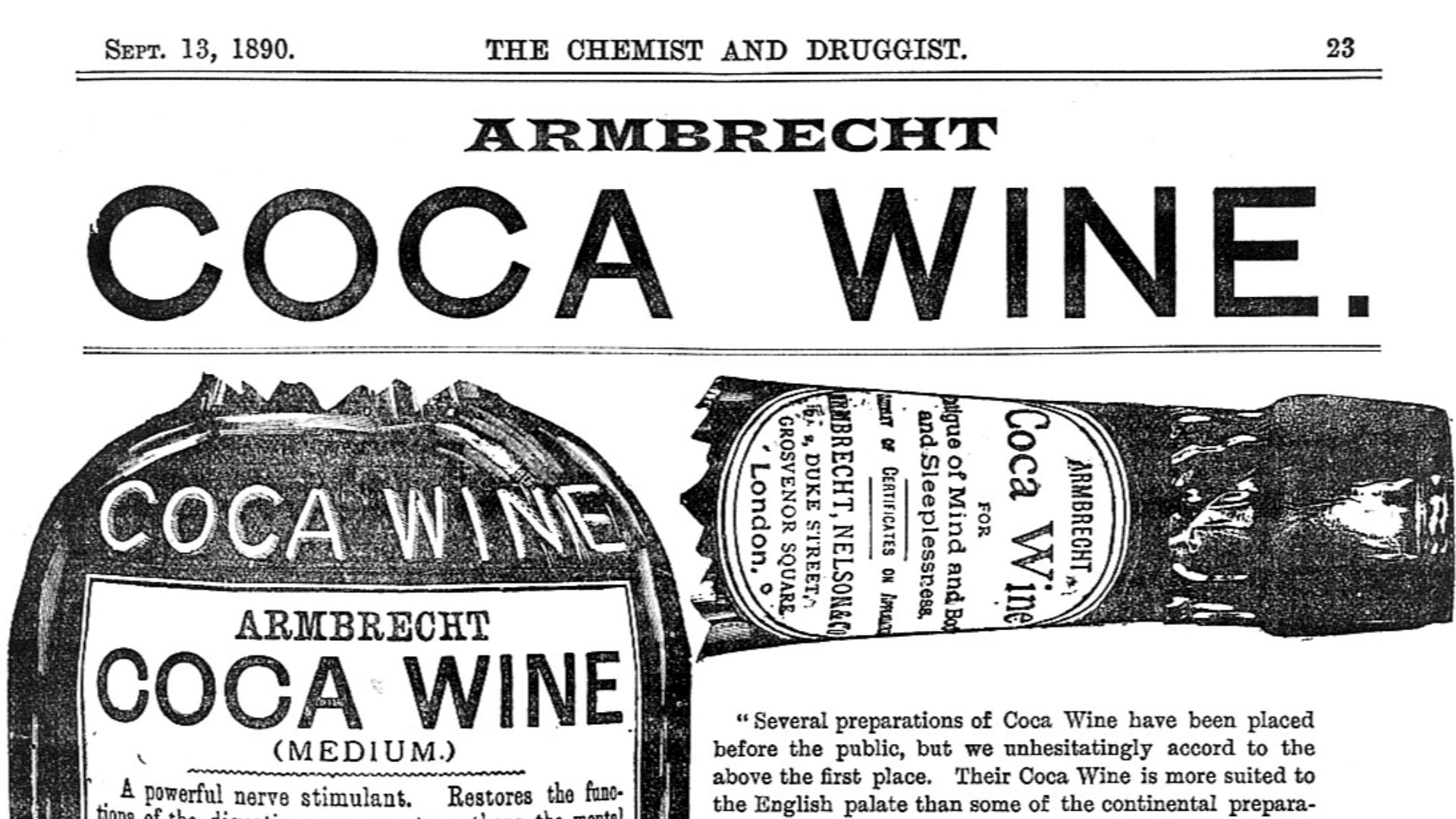 10. Le vin de coca