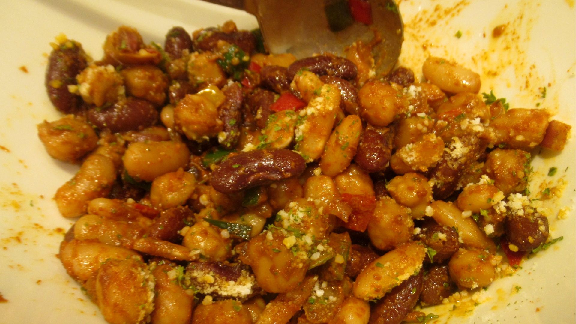13. Salade aux trois haricots