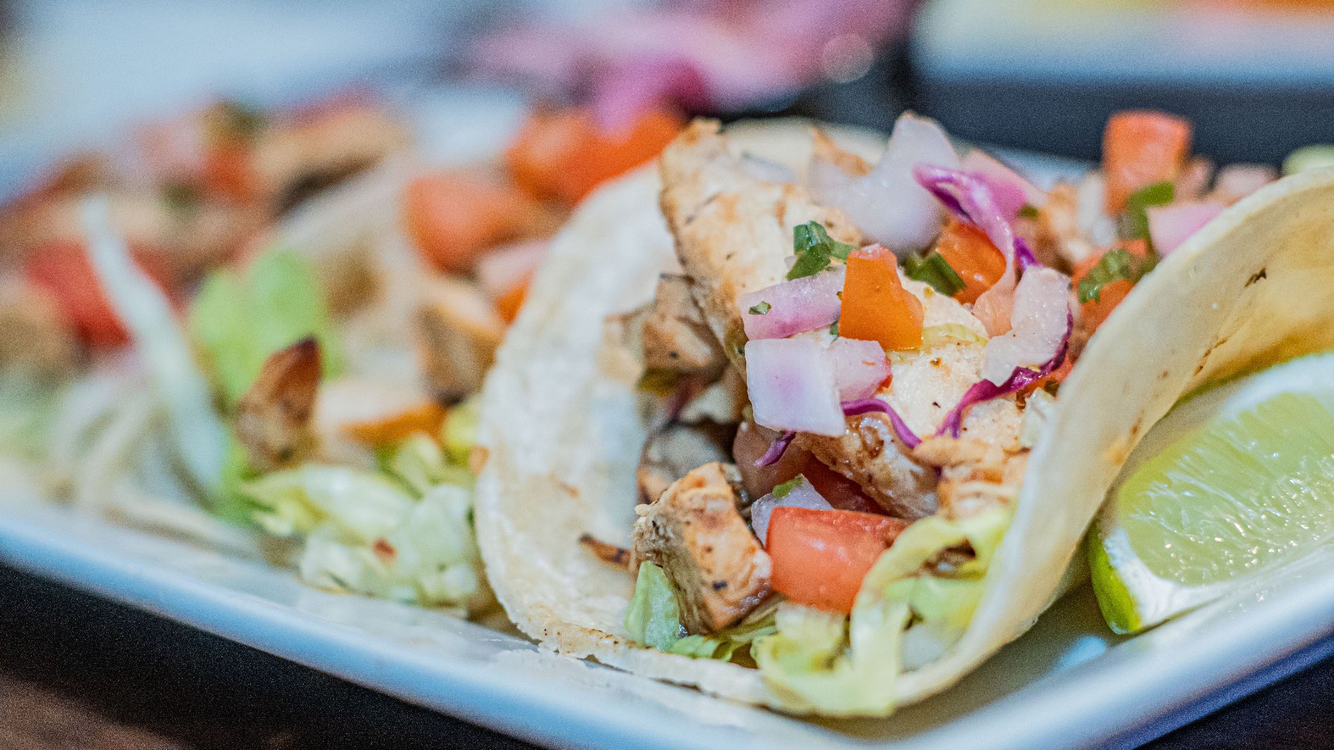 5. Tacos au poulet doux