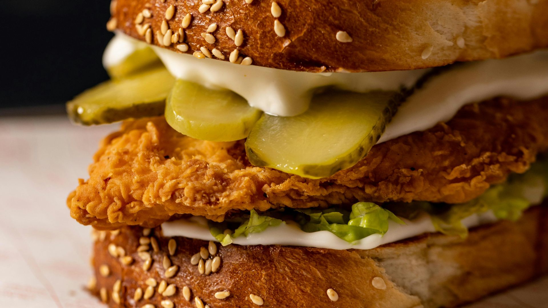 19. Sandwich au poulet épicé