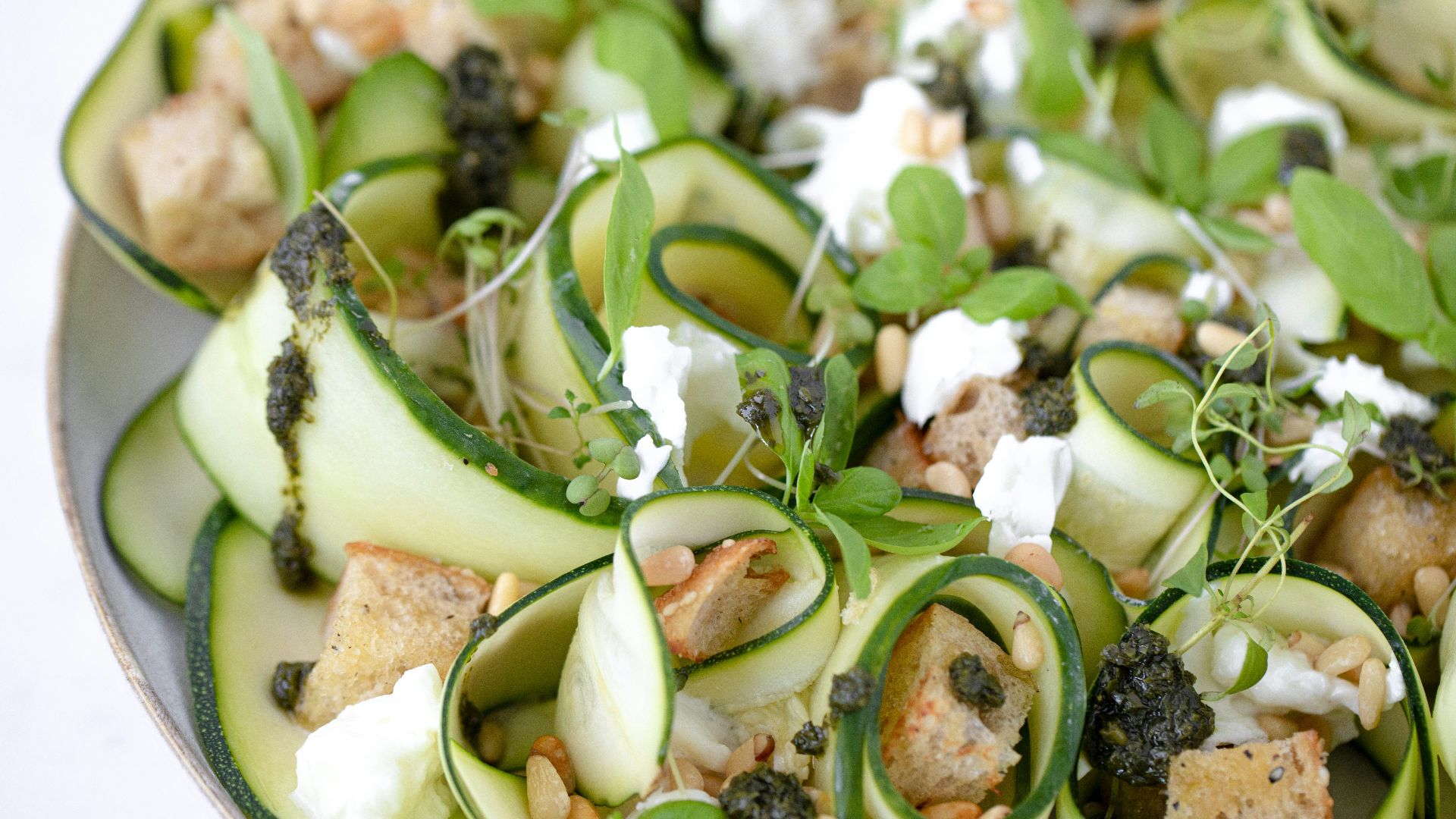 19. Nouilles de courgettes