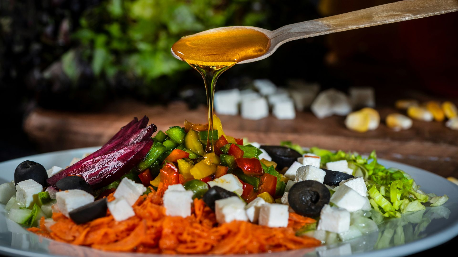 1. Huile d'olive et vinaigre
