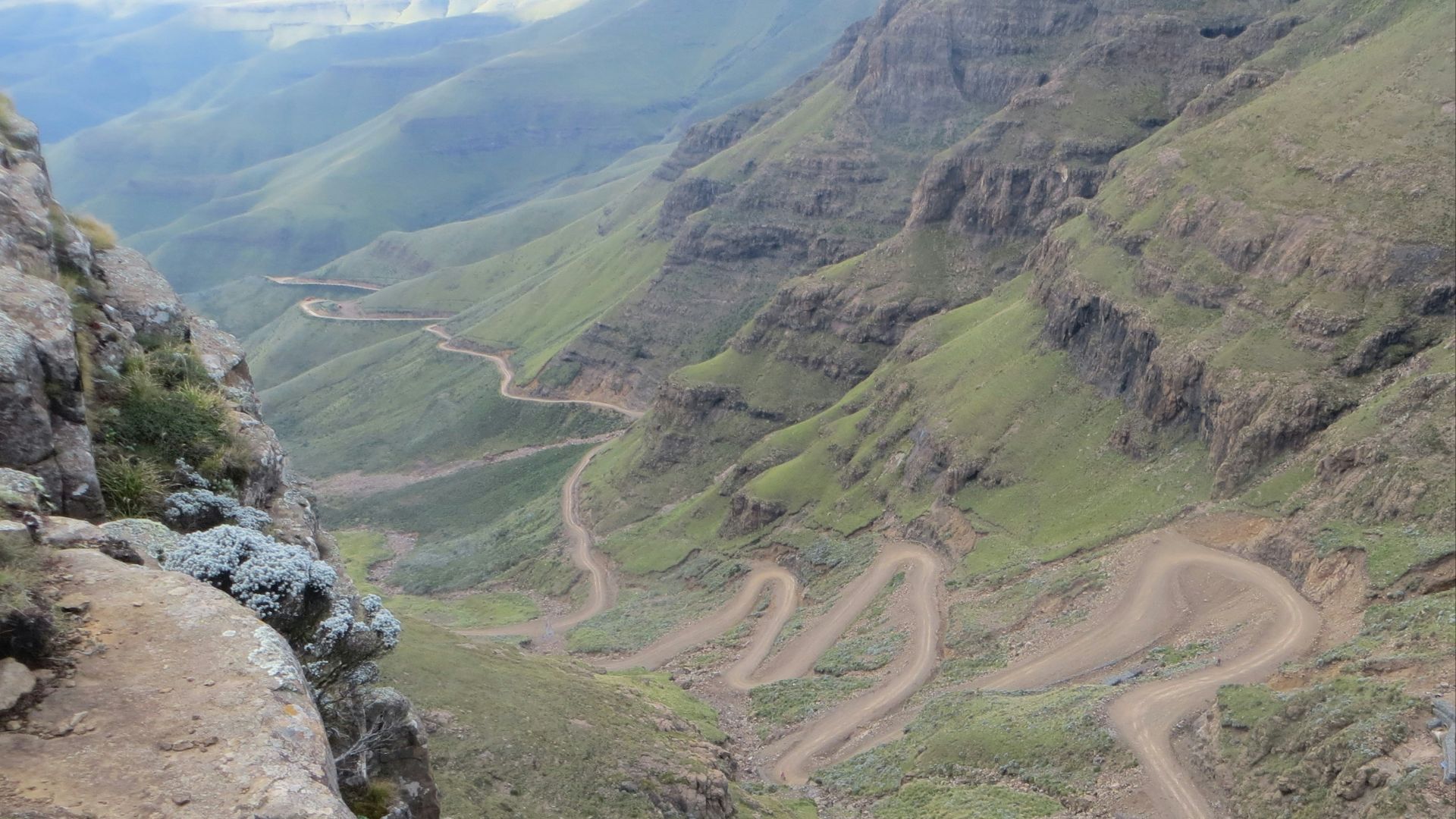 13. Le col de Sani, entre l'Afrique du Sud et le Lesotho