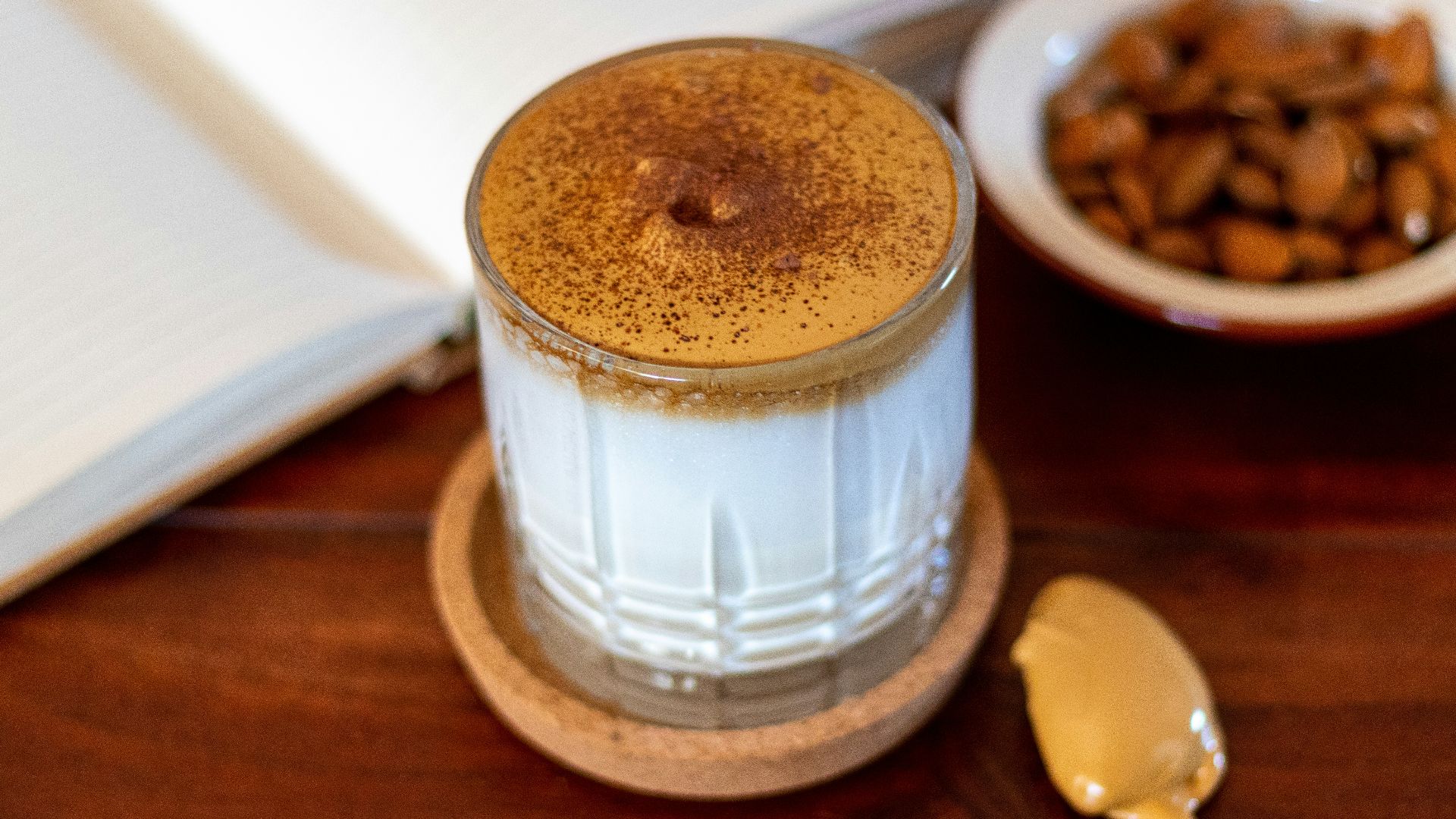 13. Cappuccino au lait d'amande