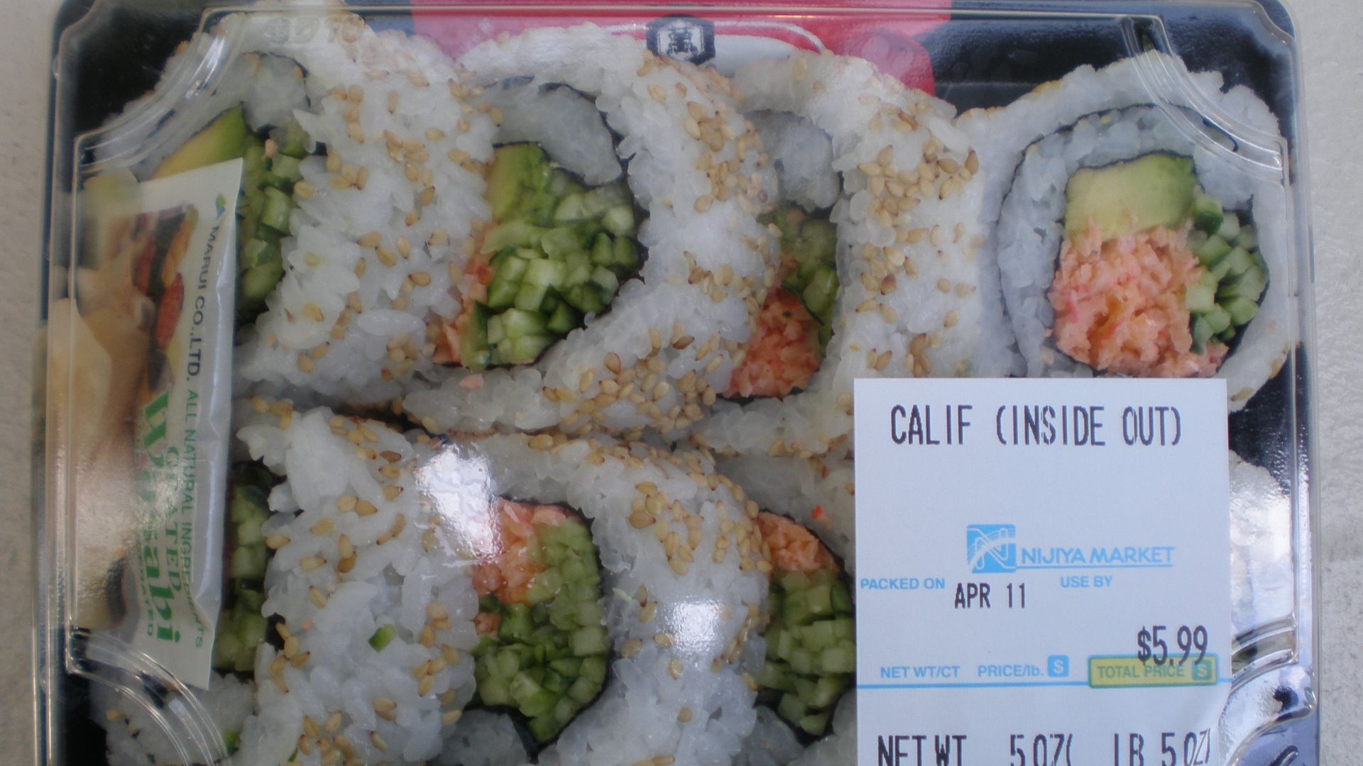 2. California Rolls