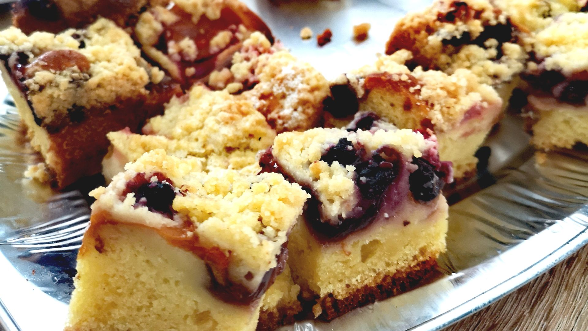 15. Gâteau aux myrtilles