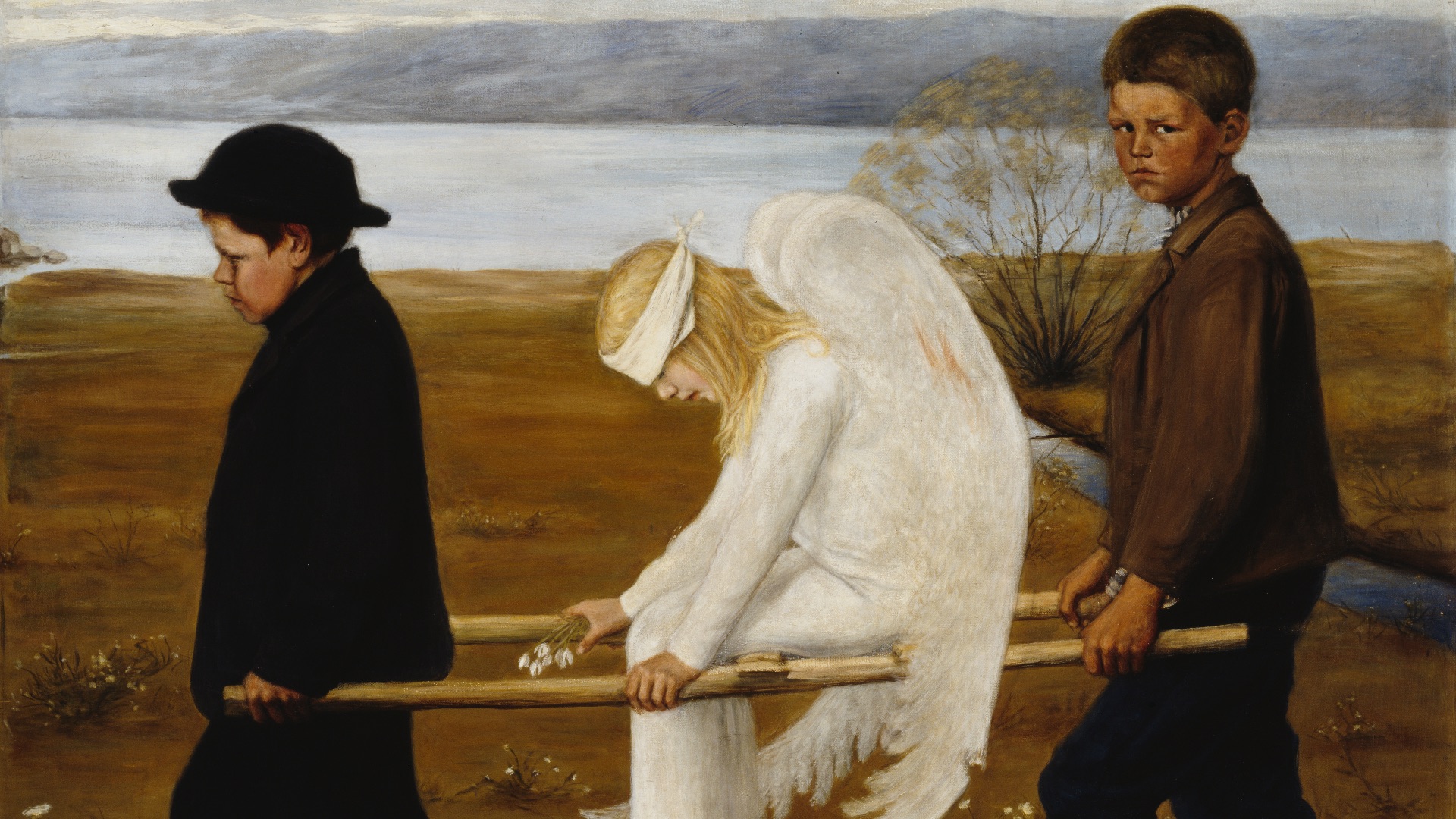18. « L'ange blessé », d'Hugo Simberg