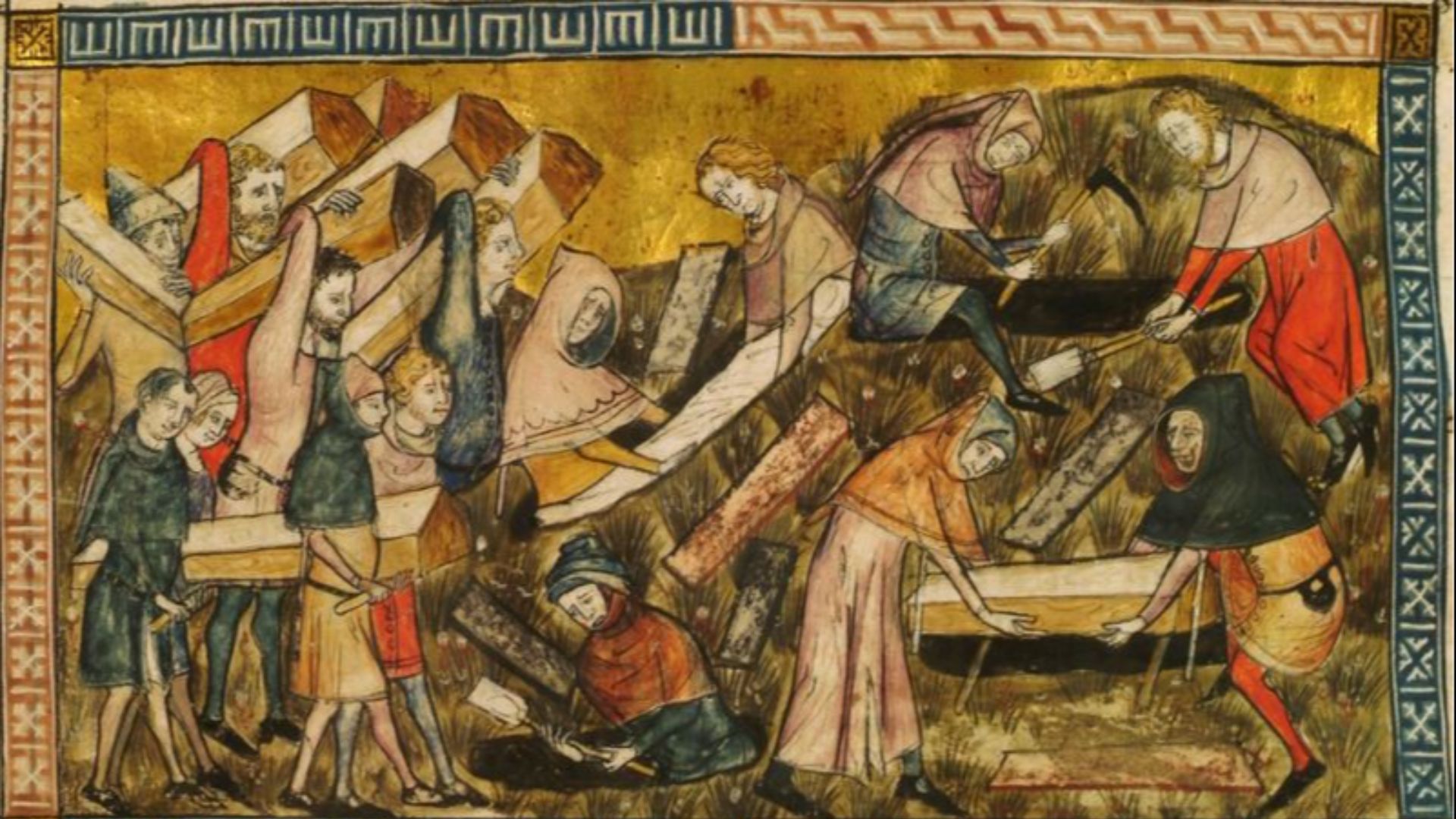 1. La peste noire a décimé jusqu'à la moitié de la population du continent