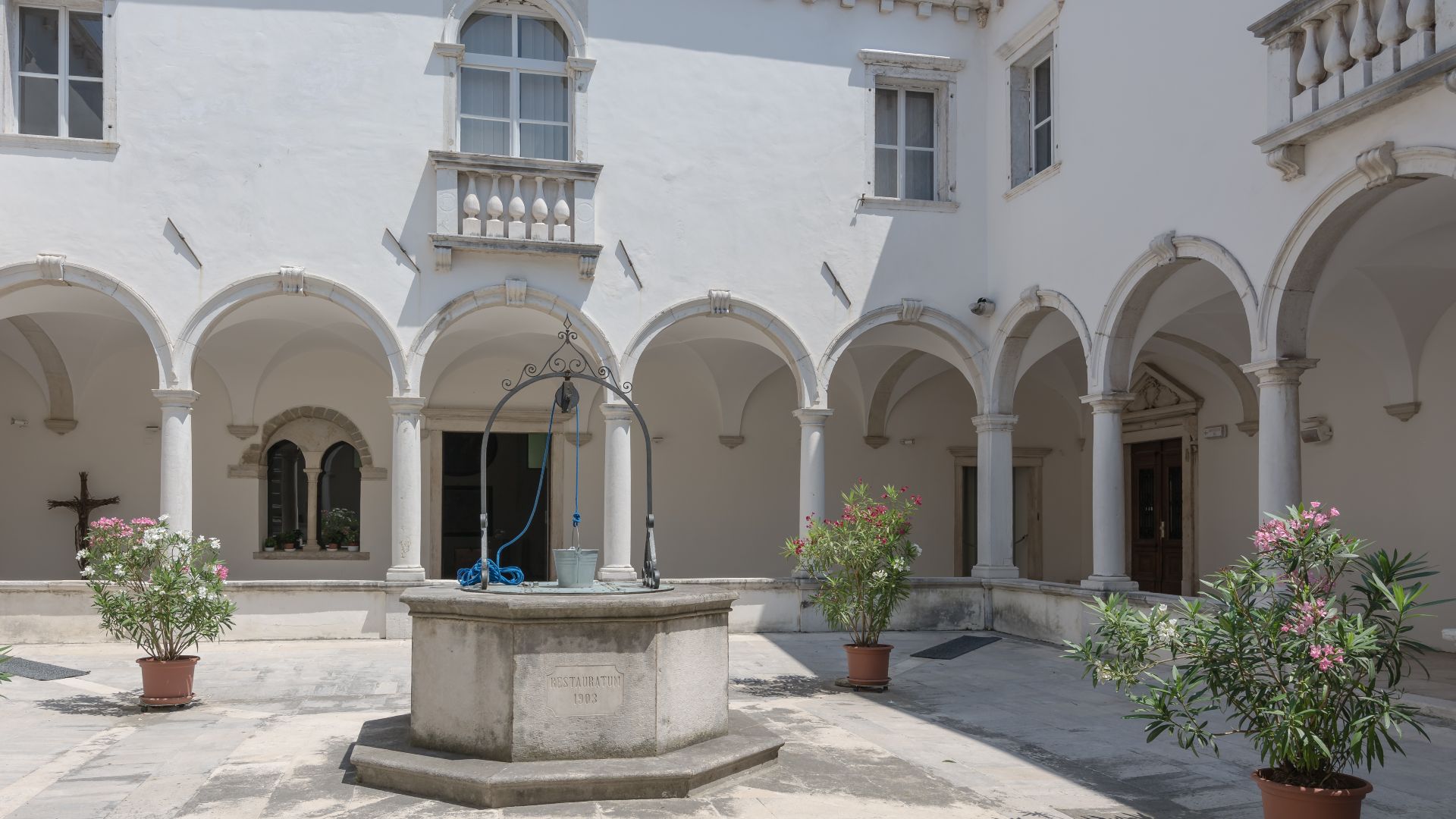 1. Des atriums qui recueillaient l'eau de pluie