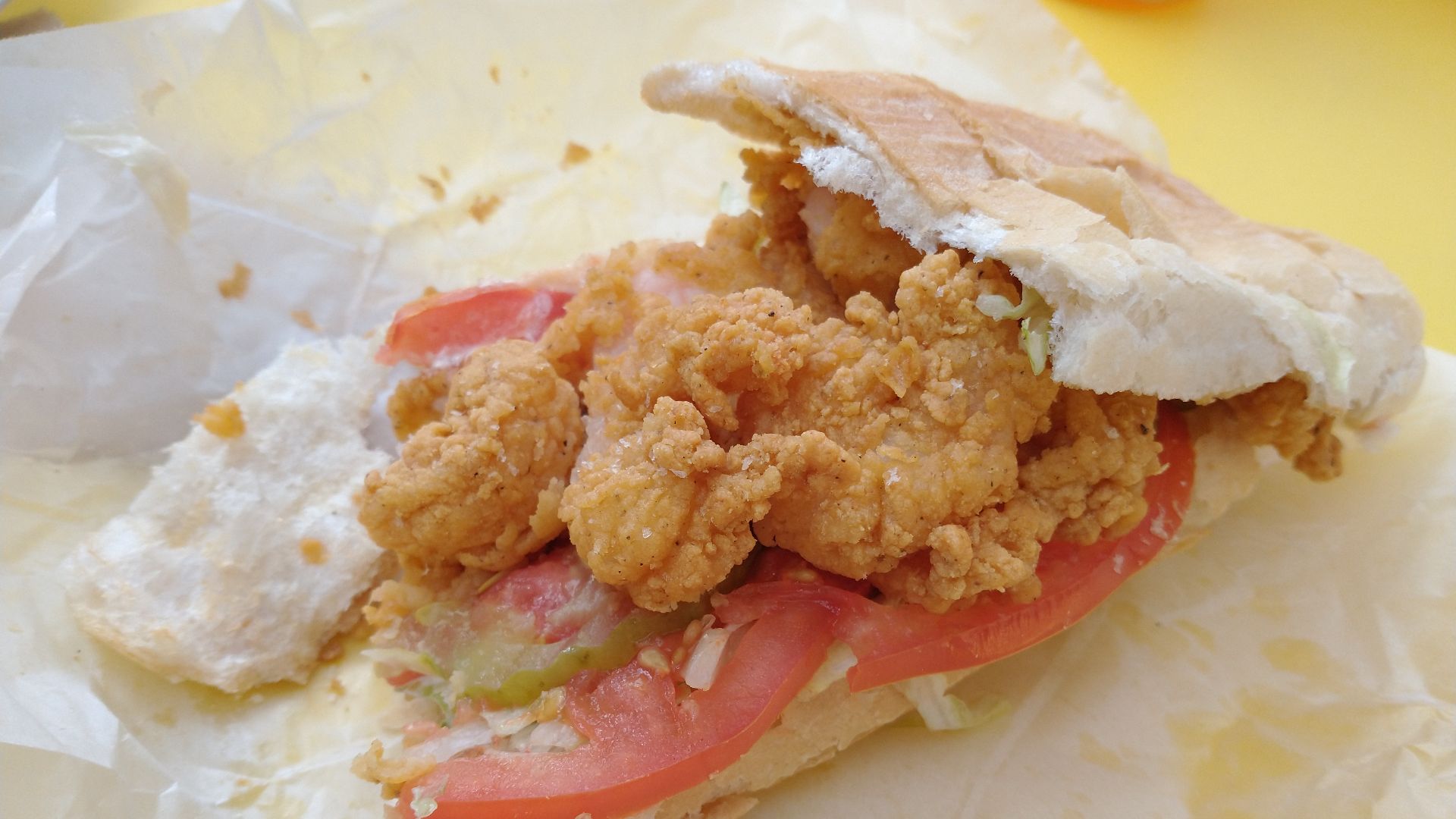 8. Le « po’boy » de la Nouvelle-Orléans
