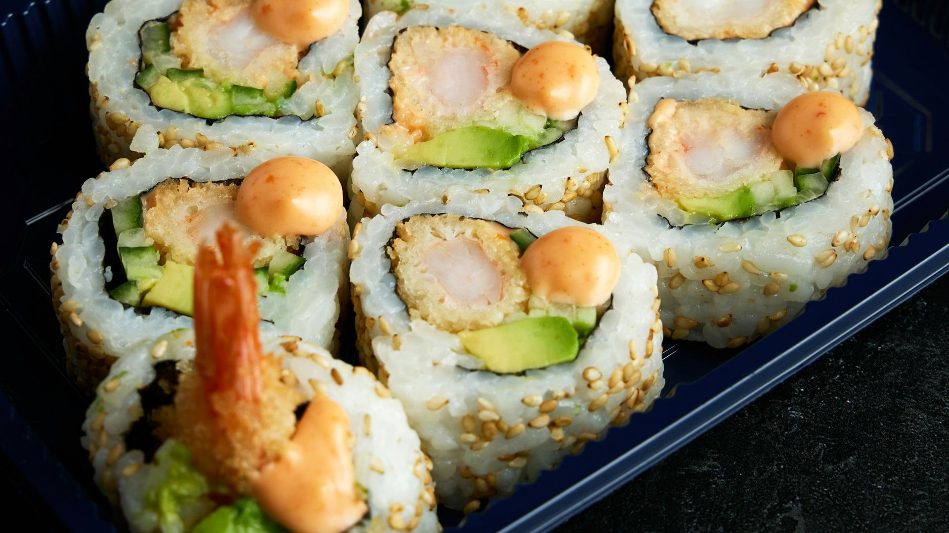1. Rouleau de tempura aux crevettes