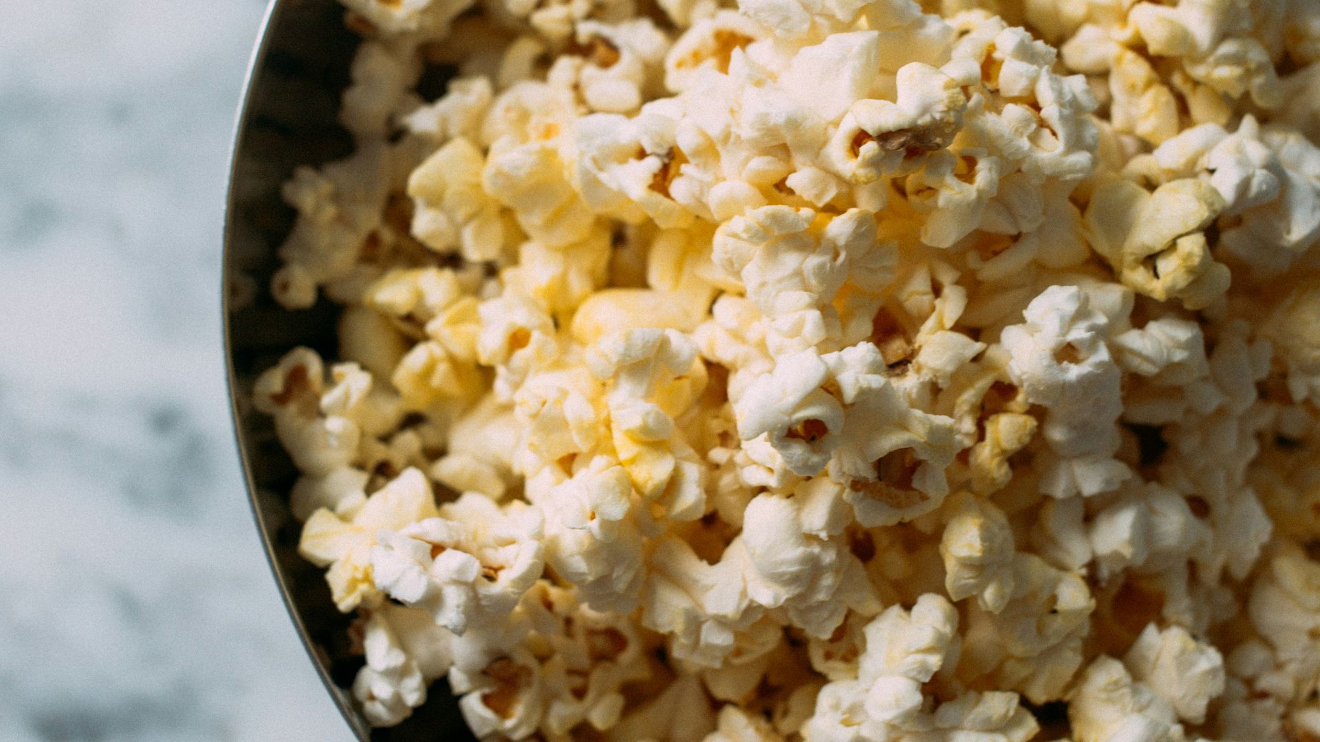 1. Pop-corn préparé à l'air chaud