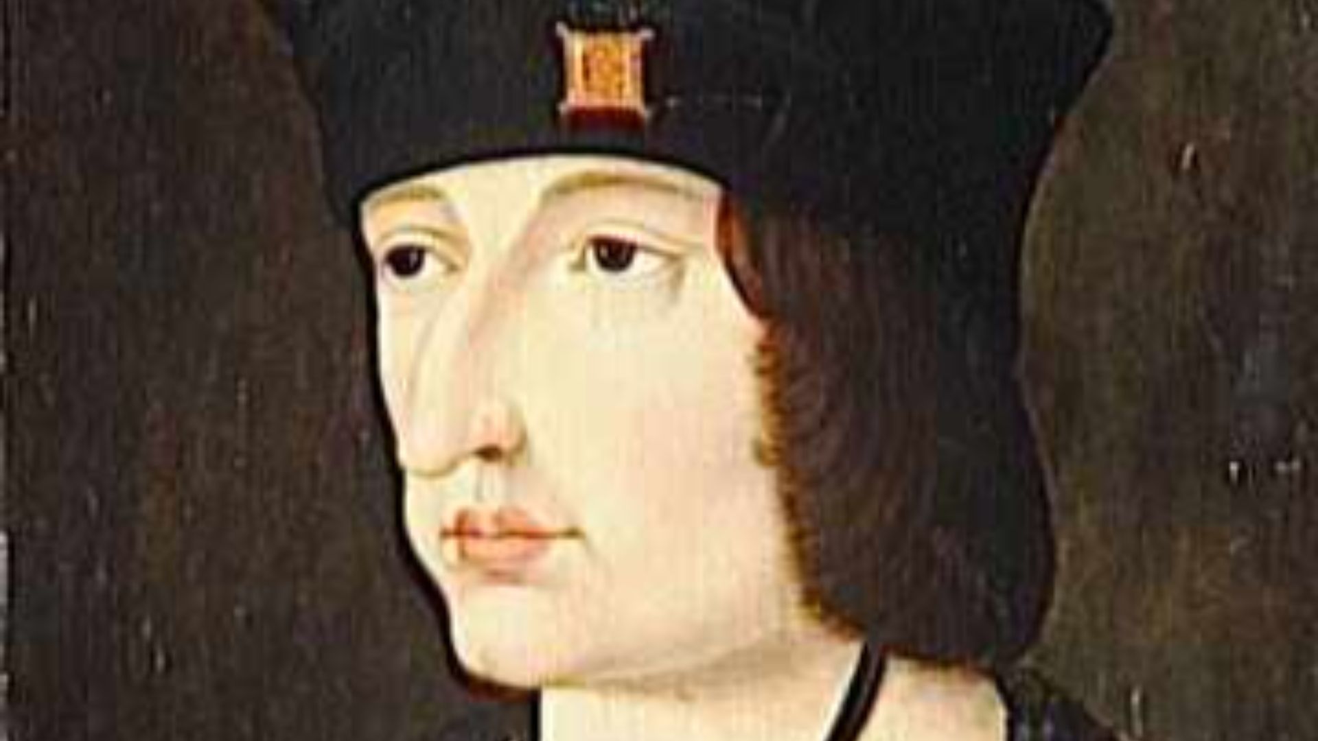 7. Charles VIII se cogne la tête contre un encadrement de porte