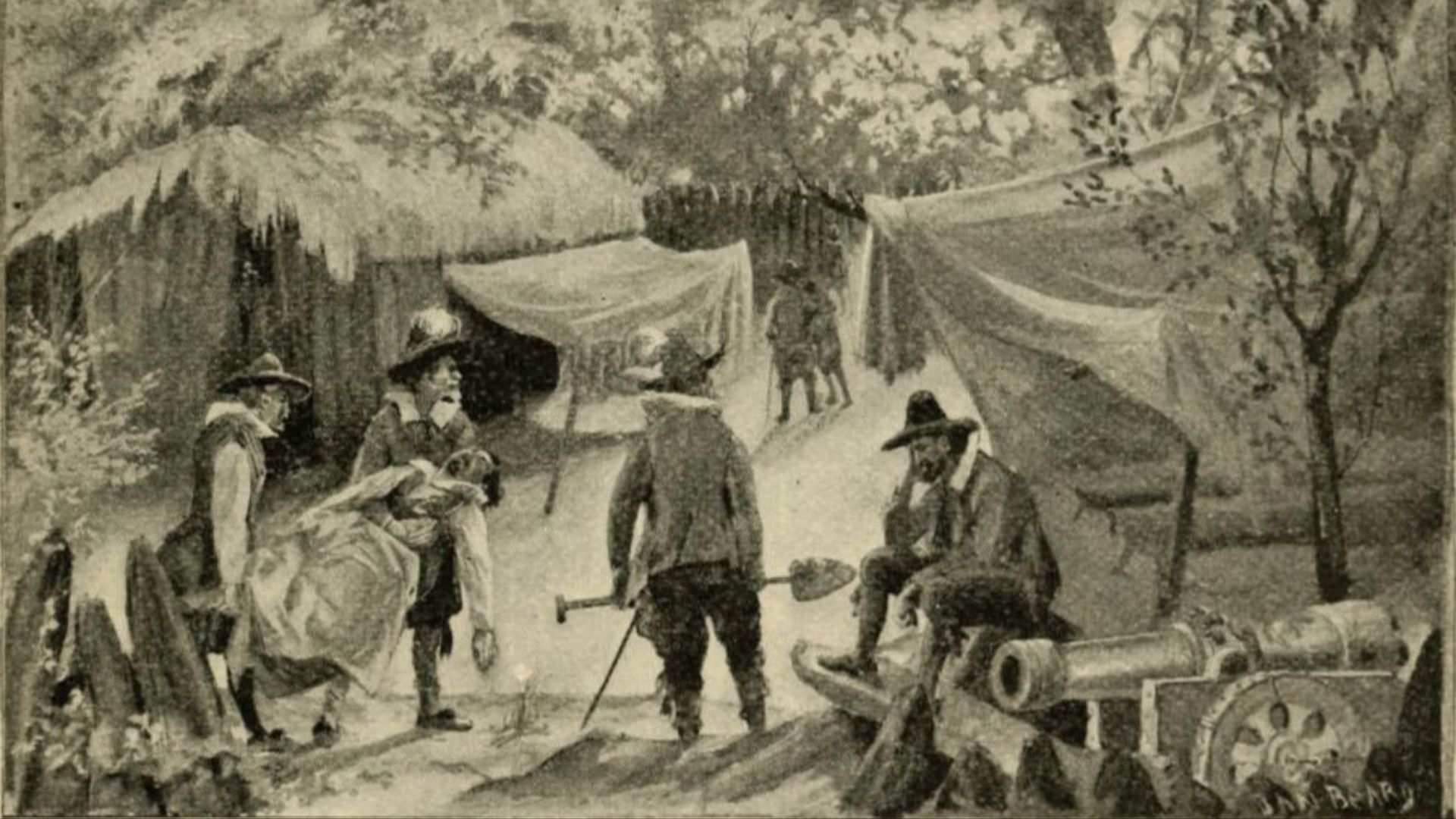 1. Jamestown a failli disparaître presque entièrement