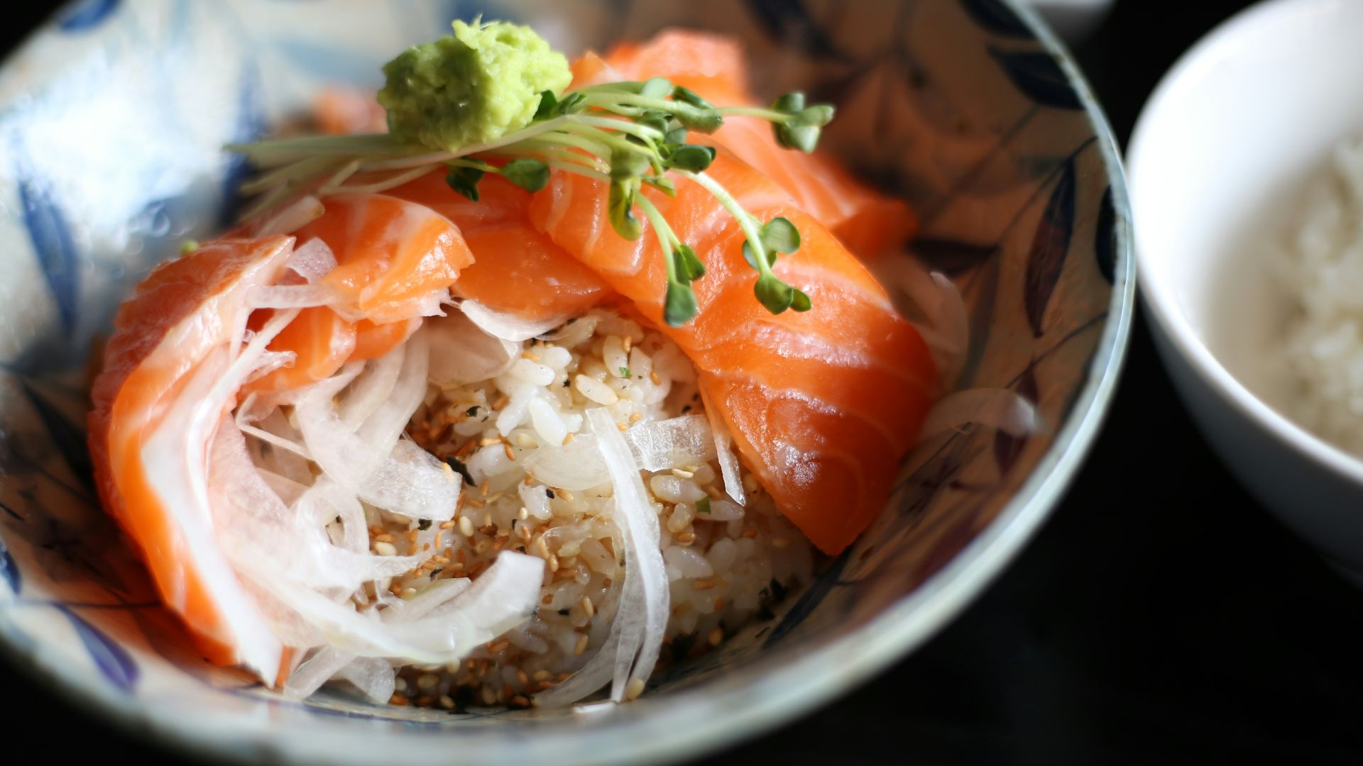 10. Bols de riz au saumon