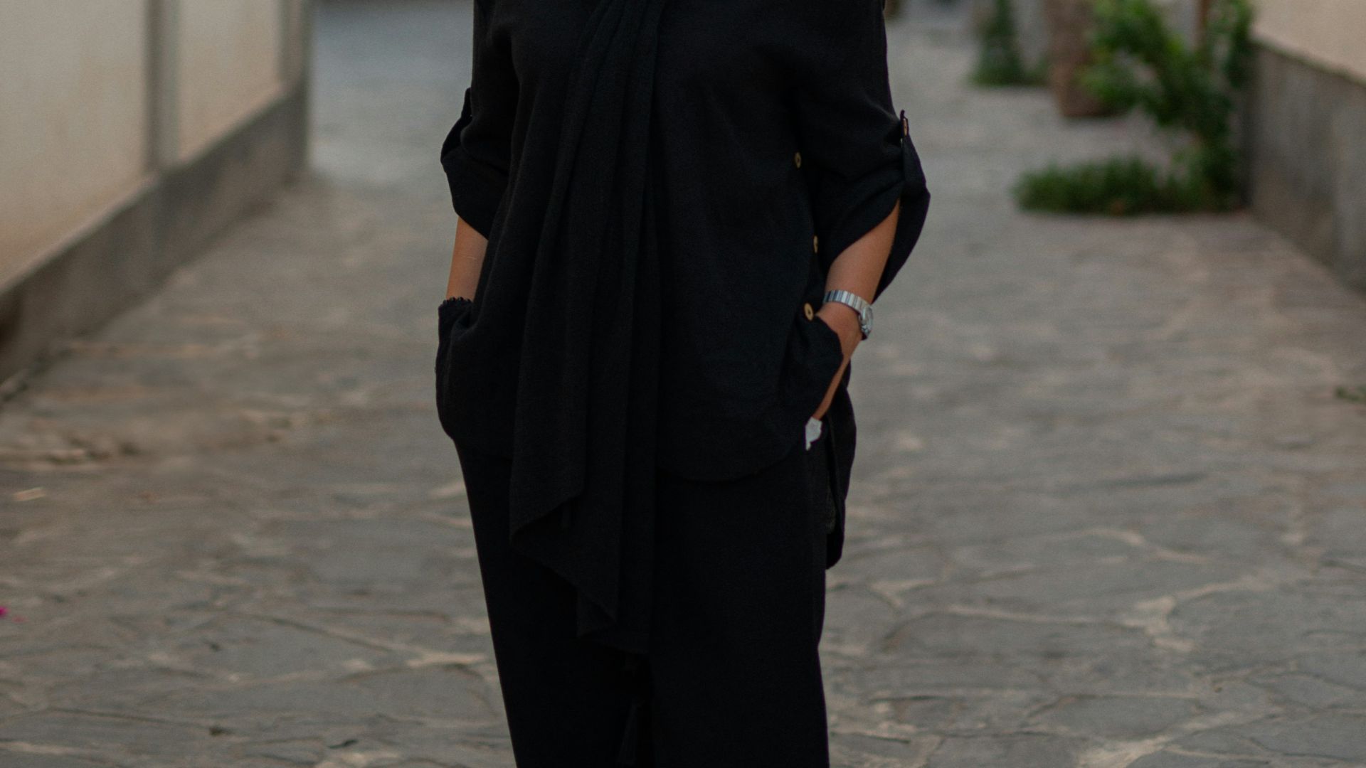 15. Un ensemble coordonné en maille noire