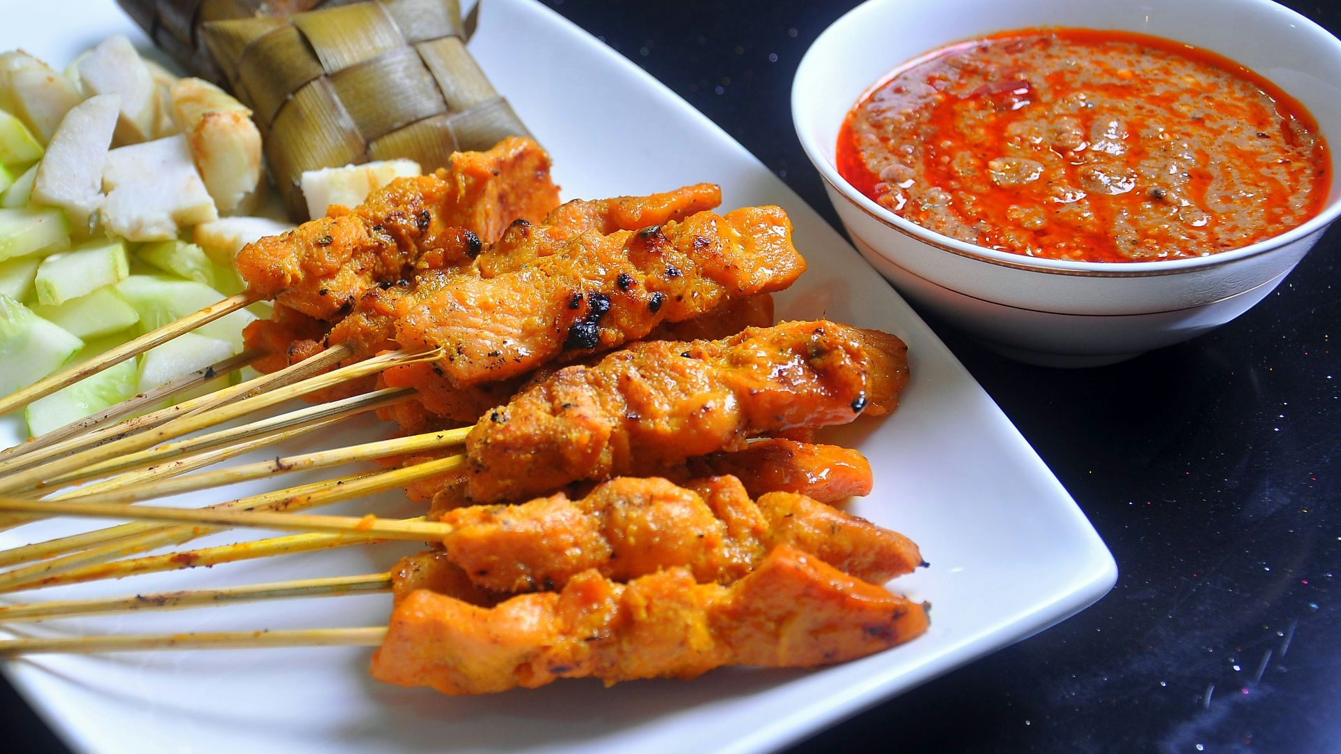 18. Satay de poulet