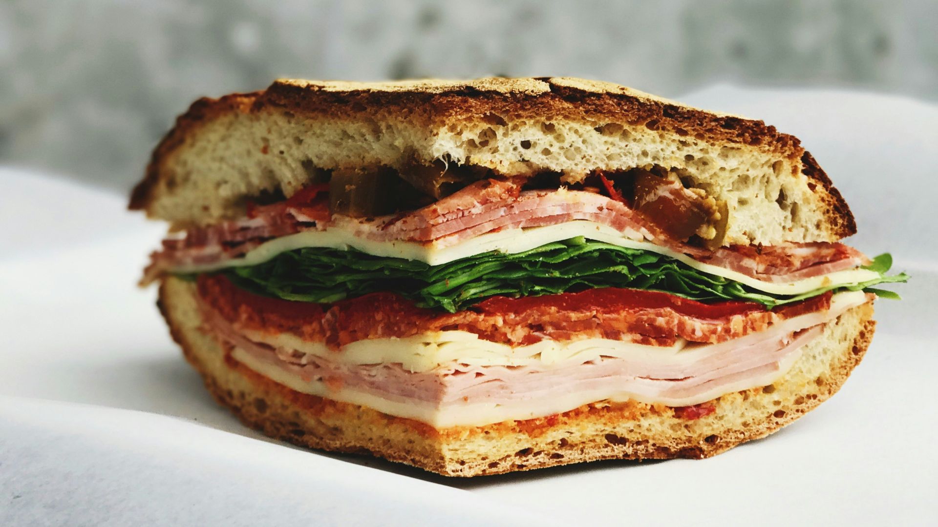 15. Sandwich italien de charcuterie