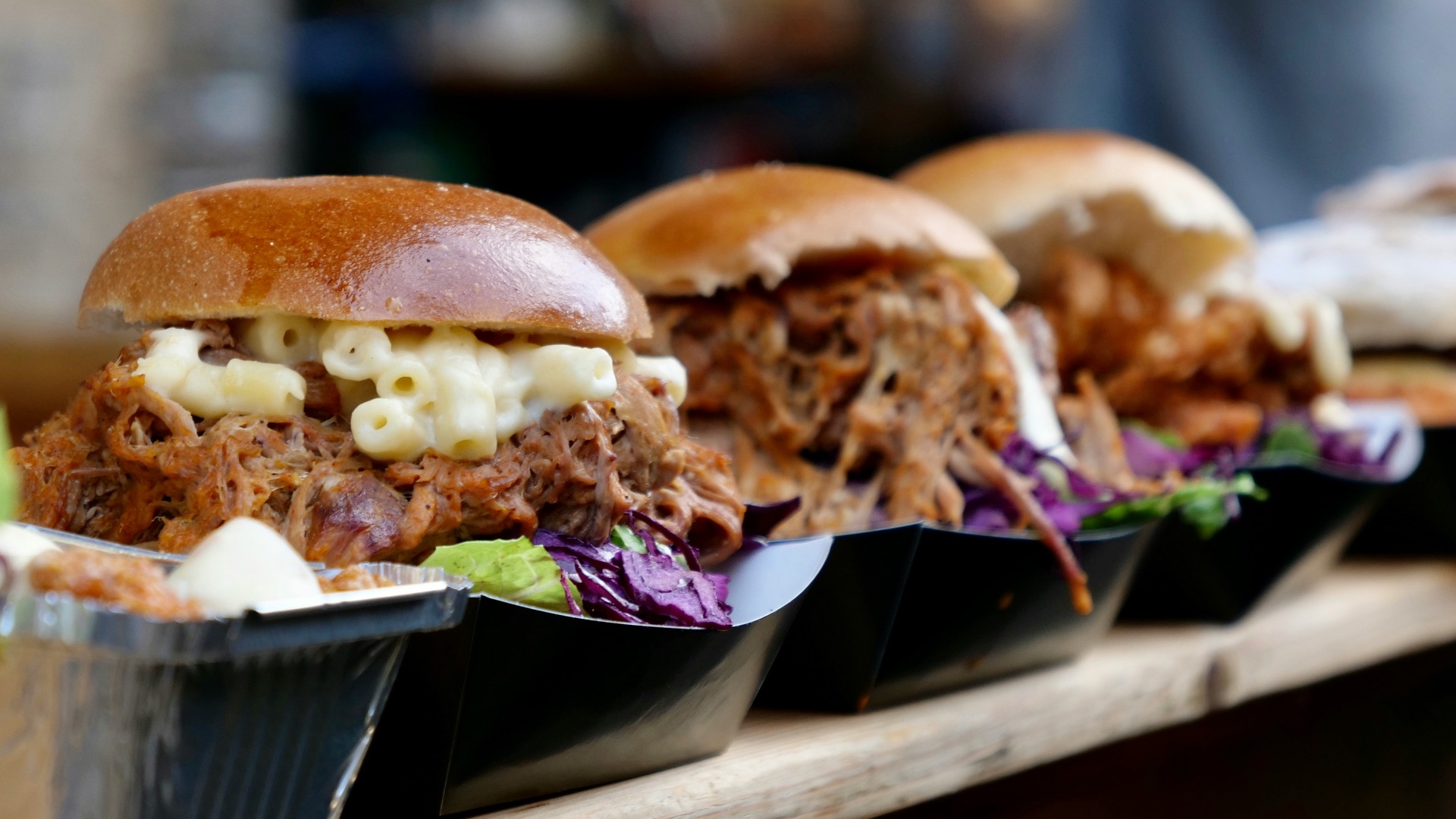 3. Mini-burgers au porc effiloché et au Dr Pepper