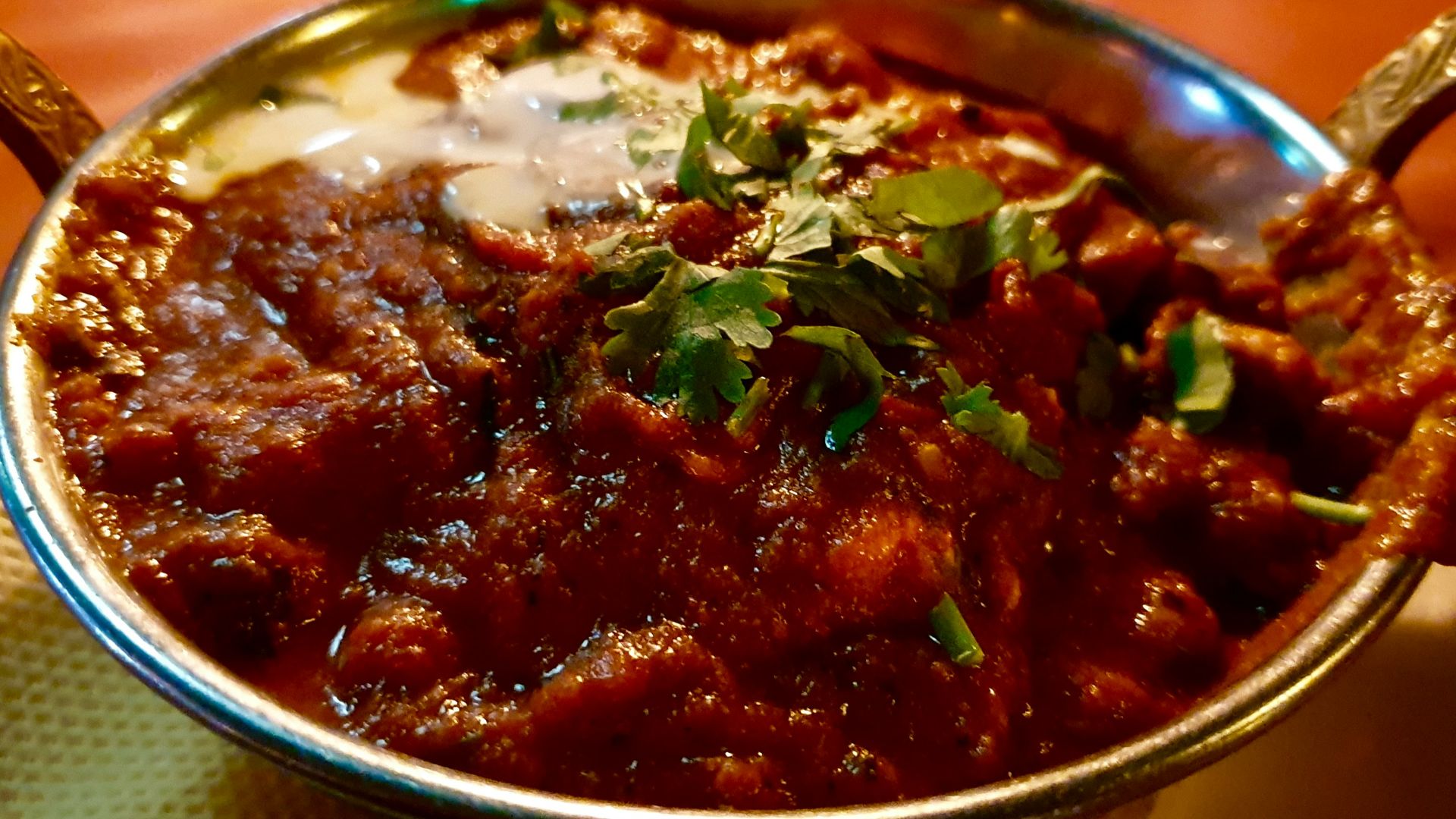 17. Agneau au vindaloo