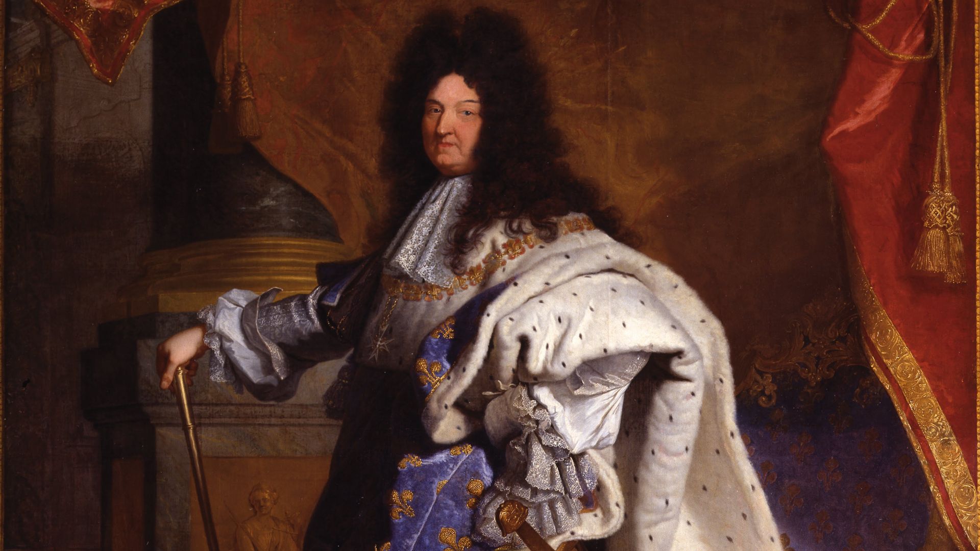 6. Louis XIV en habits de couronnement, par Hyacinthe Rigaud